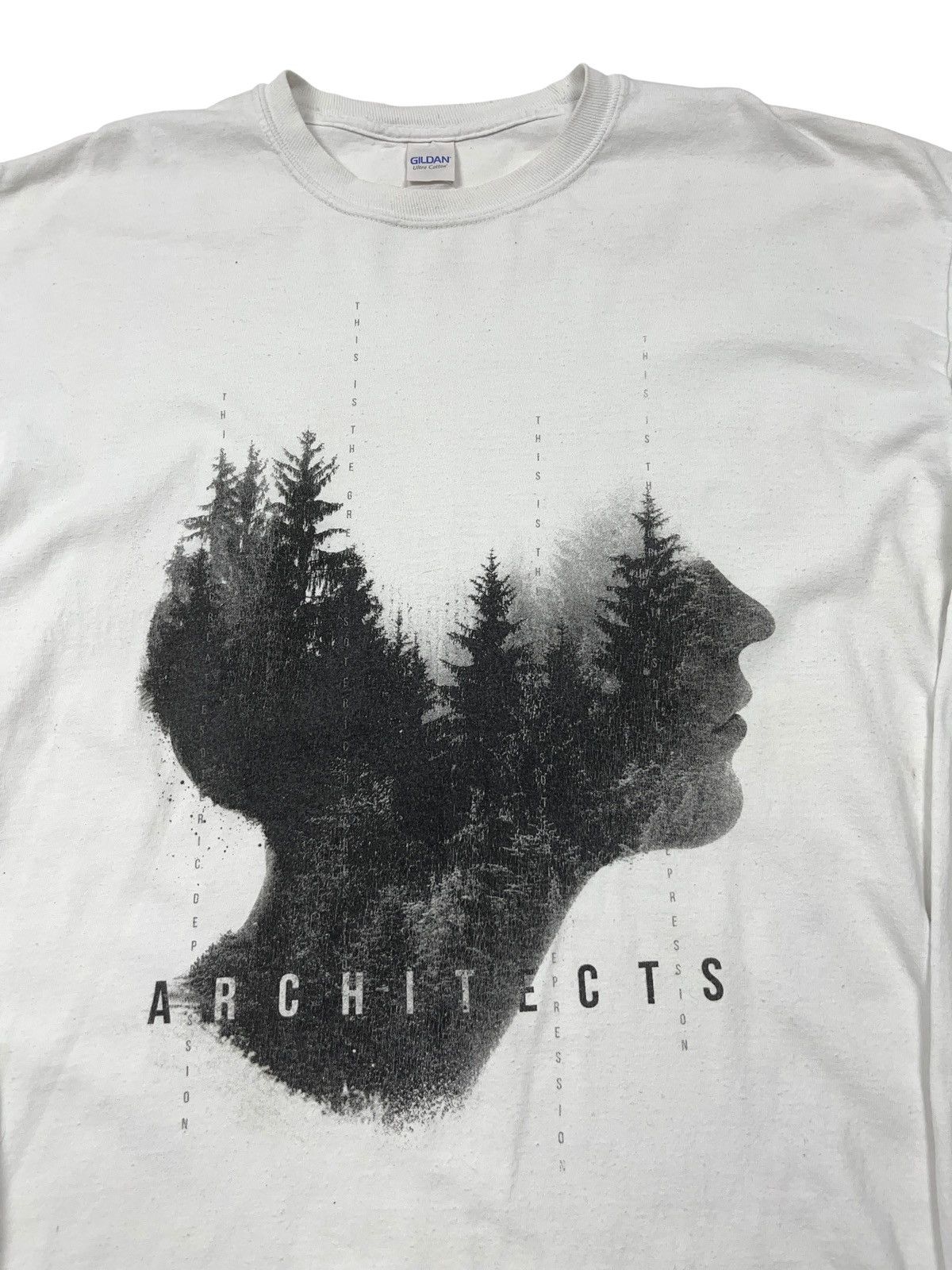 Band Tees × Vintage Vintage 00s Architects Metalcore Long Sleeve Shirt Size US XL / EU 56 / 4 - 4 Thumbnail