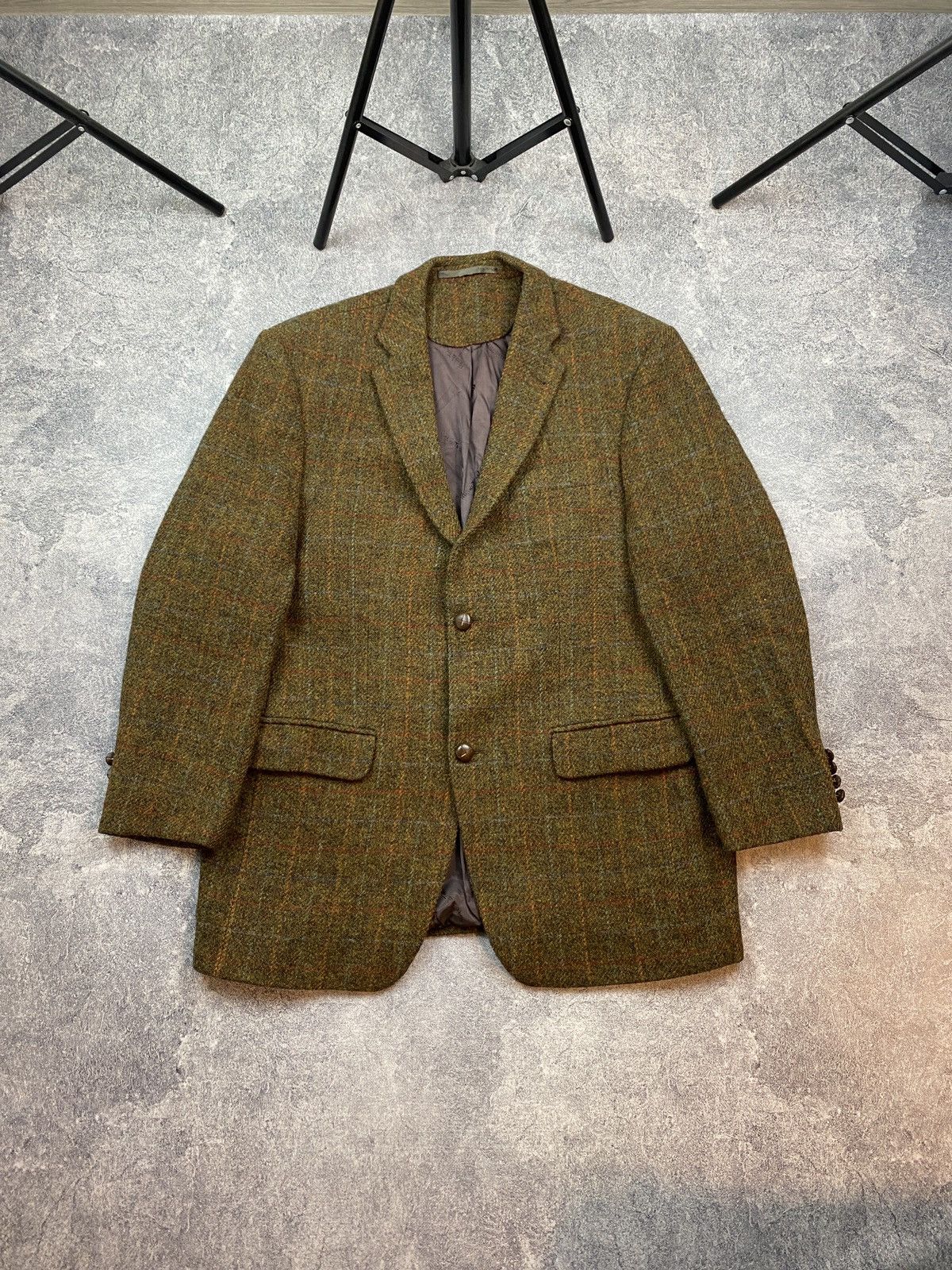 Harris Tweed × Vintage HARRIS TWEED WALBUSCH Men's 100% Wool Tweed Blazer Size 42R - 1 Thumbnail