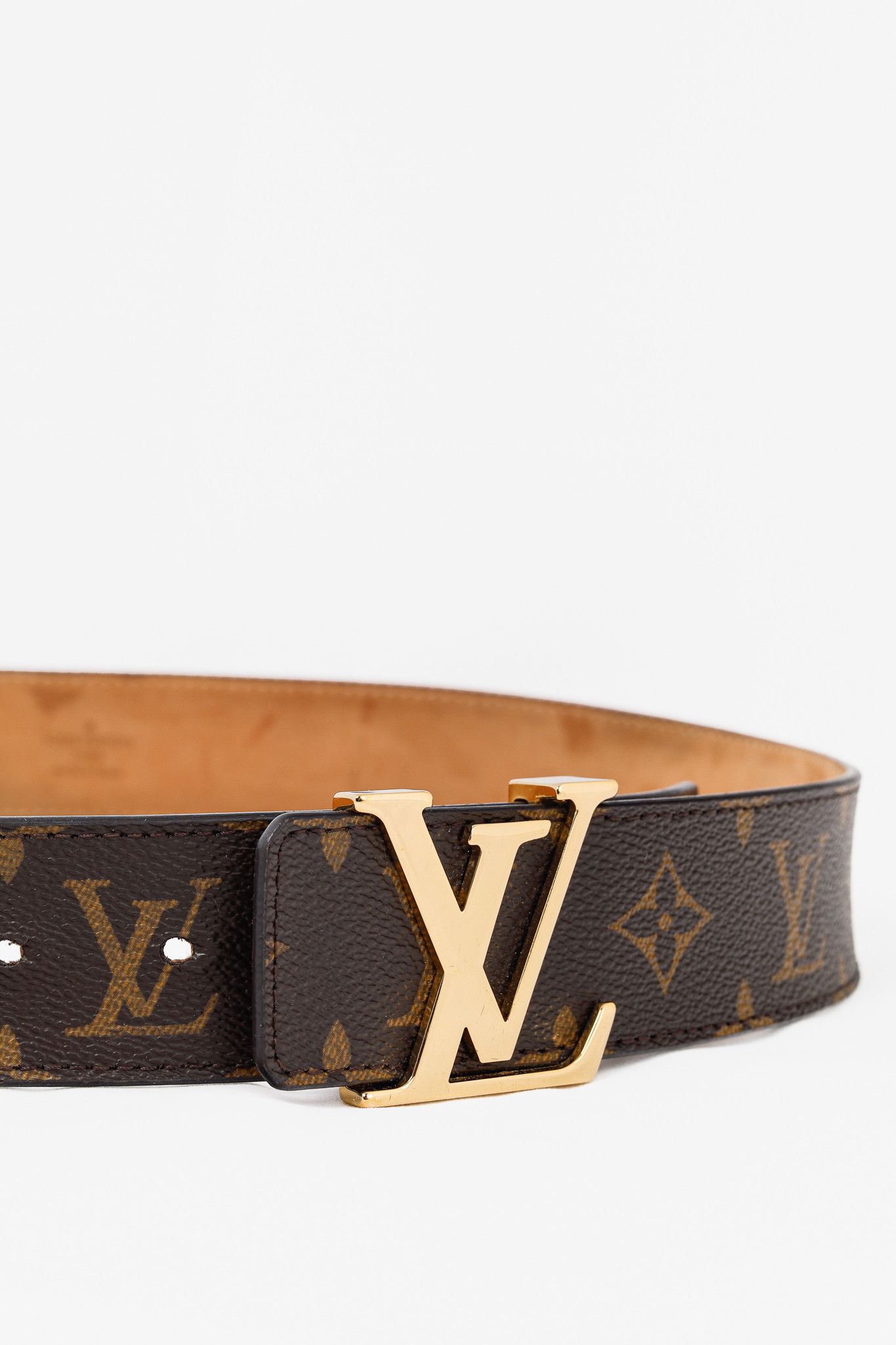 Louis Vuitton Louis Vuitton Monogram Canvas LV Initiales Belt Size ONE SIZE - 3 Thumbnail
