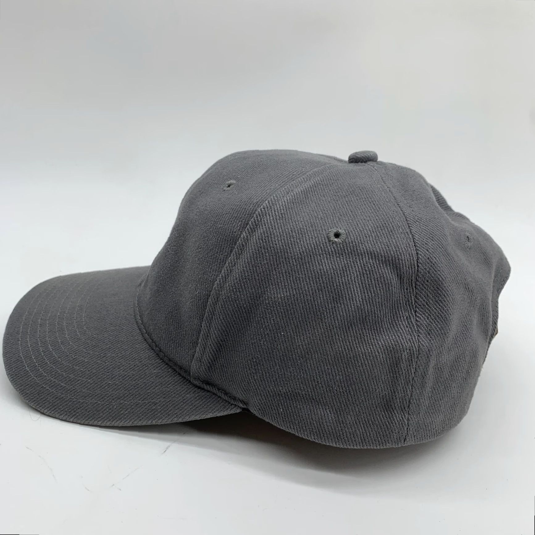 Nike Nike Hat Cap Snap Back Mens Gray Red Swoosh Logo One Size Twill Cotton Y2K Size ONE SIZE - 4 Thumbnail