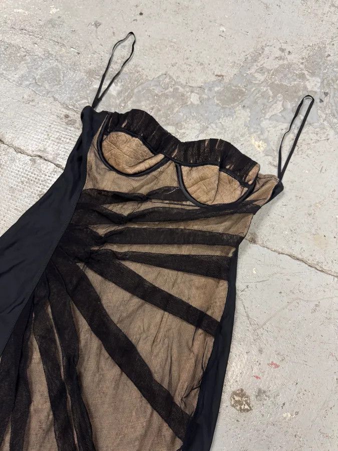 Dolce & Gabbana × Vintage Dolce & Gabbana Black Sun Mesh Dress Size M / US 6-8 / IT 42-44 - 4 Thumbnail