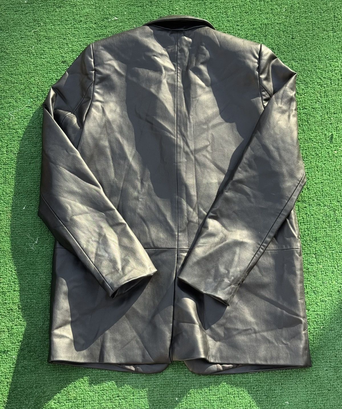 Zara Zara Faux Leather Coat Size S / US 4 / IT 40 - 5 Thumbnail