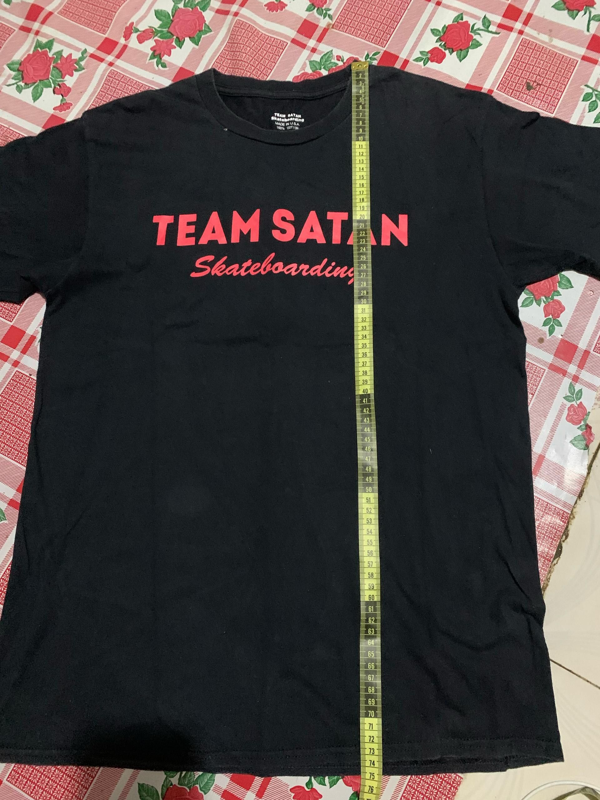 Vintage Rare Team Satan ‘666’ Skateboarding Tees anima dragon ball Size US M / EU 48-50 / 2 - 6 Thumbnail