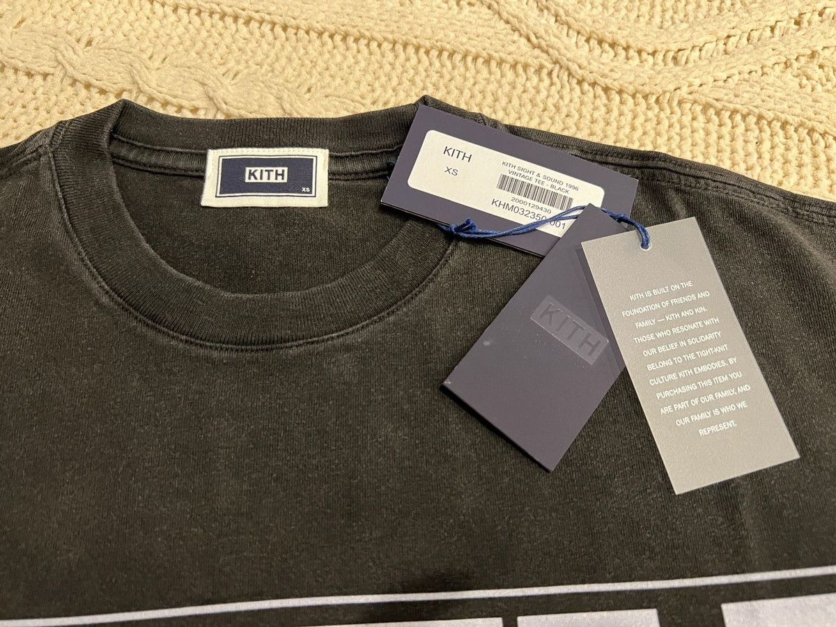 Kith Kith Sight & Sound 1996 Vintage Tee Black size XS Size US XS / EU 42 / 0 - 3 Thumbnail