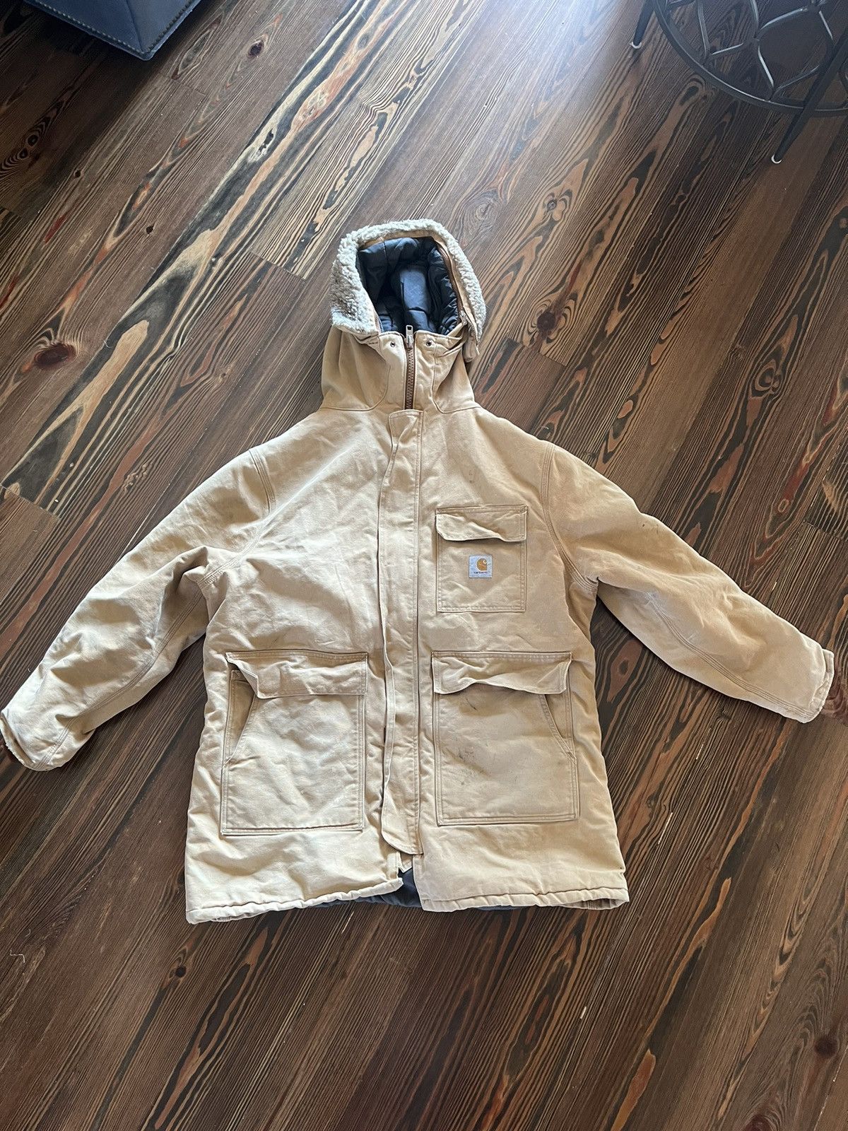 Carhartt × Vintage Carhartt Vintage Hooded Parka Size US XL / EU 56 / 4 - 1 Thumbnail