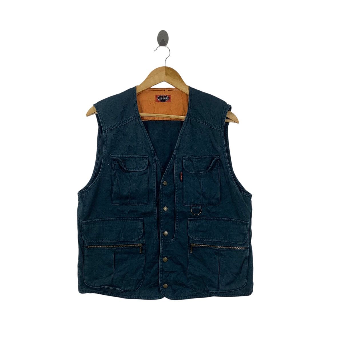 Vintage EVENRIVER JAPAN Heavy Duty Technical Outdoor Vest