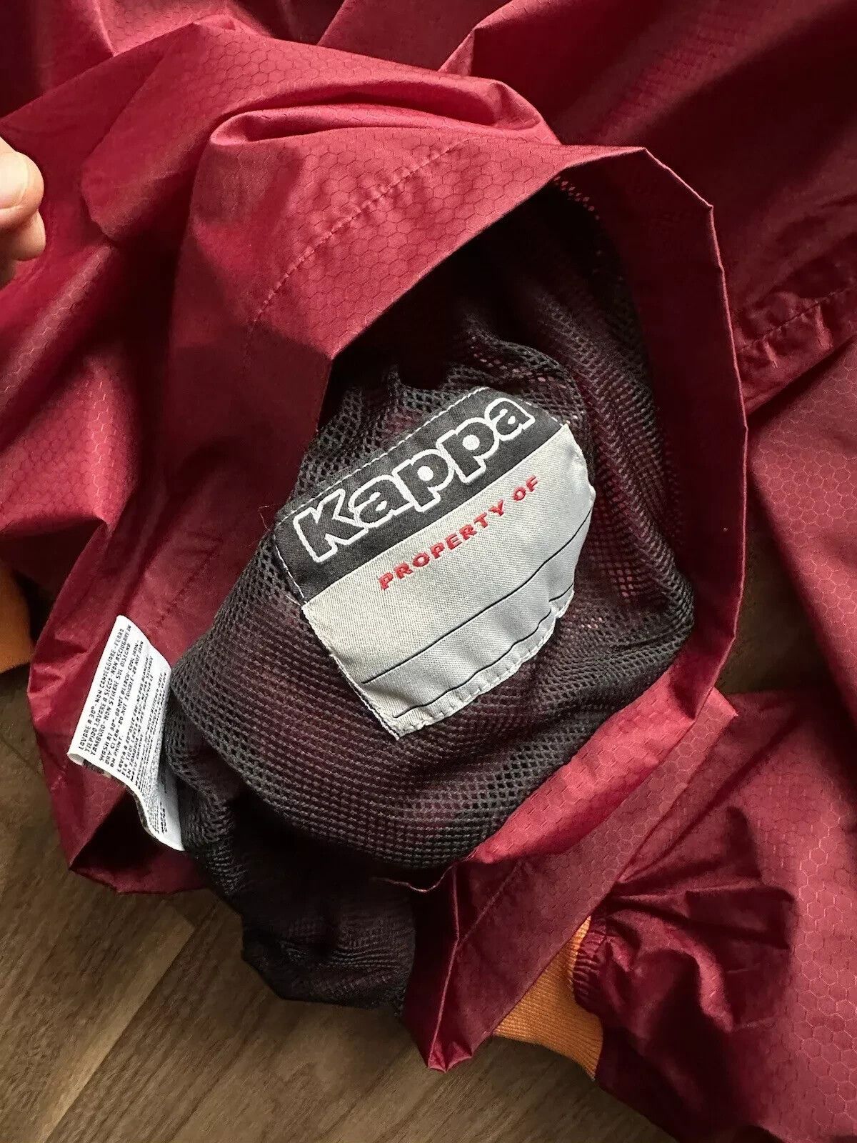 Kappa VINTAGE AS ROMA 2000s TRAINING JACKET SOCCER KAPPA Size US L / EU 52-54 / 3 - 10 Thumbnail