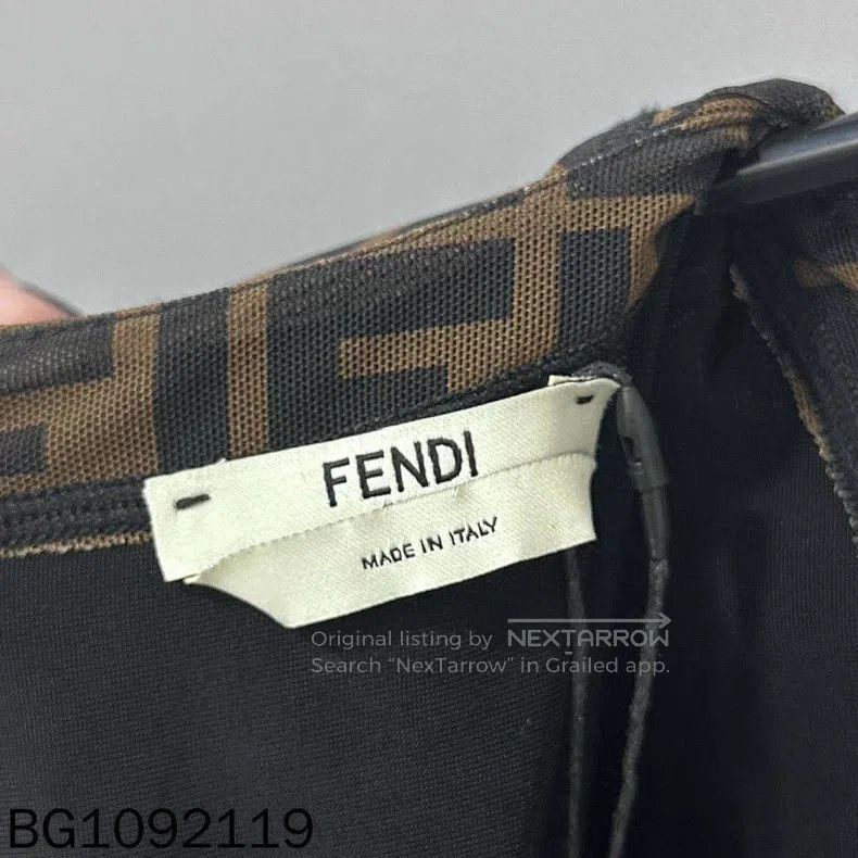 Fendi Fendi Maxi dress with floral breathable mesh material Size XS / US 0-2 / IT 36-38 - 4 Thumbnail