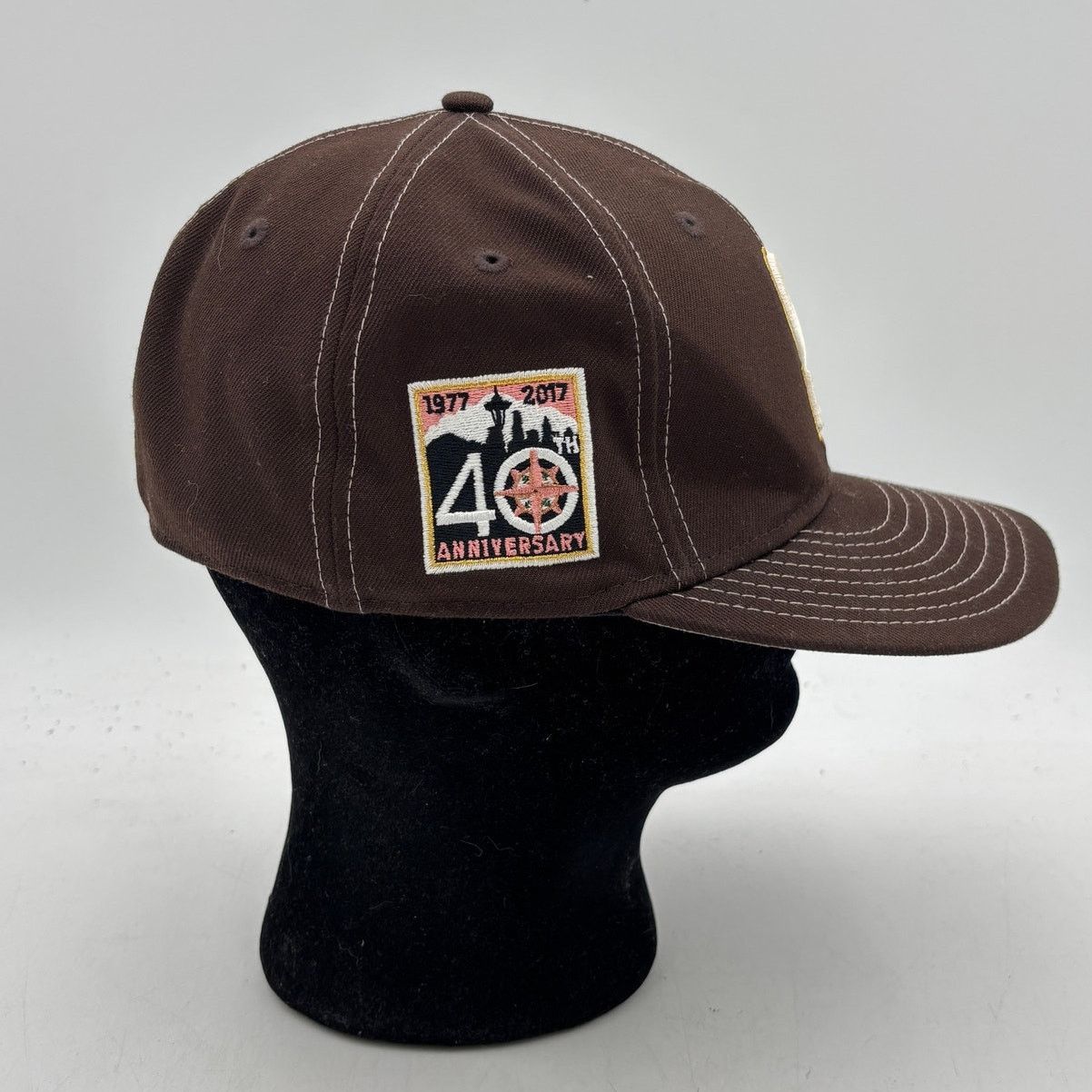 Cooperstown Collection × MLB × New Era New Era 59Fifty Seattle Mariners 40th Anniversary Hat 7 1/4 Size ONE SIZE - 3 Thumbnail