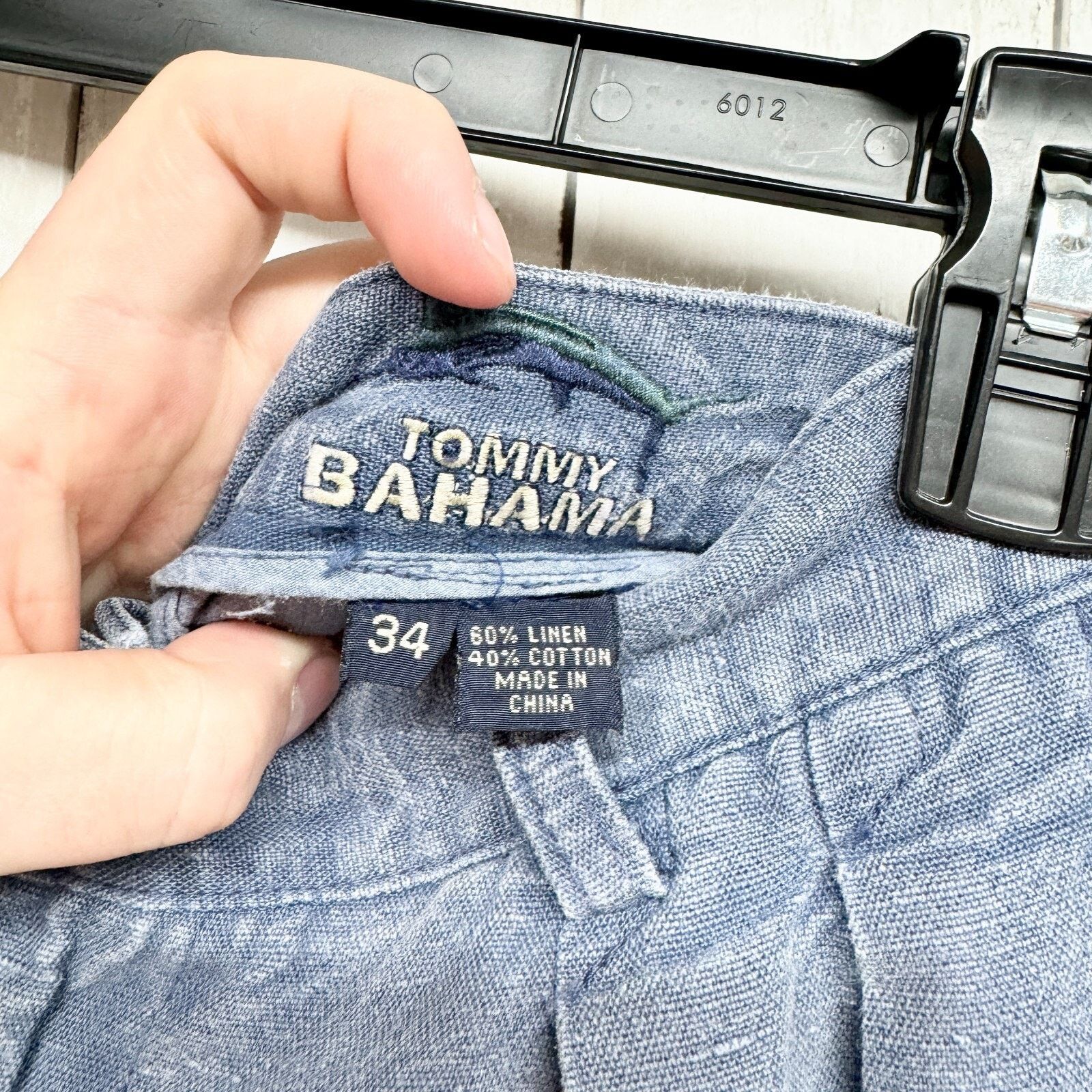 Tommy Bahama VTG Tommy Bahama Relax Sz 34 Pleated Front Linen Shorts Blue Size US 34 / EU 50 - 2 Thumbnail