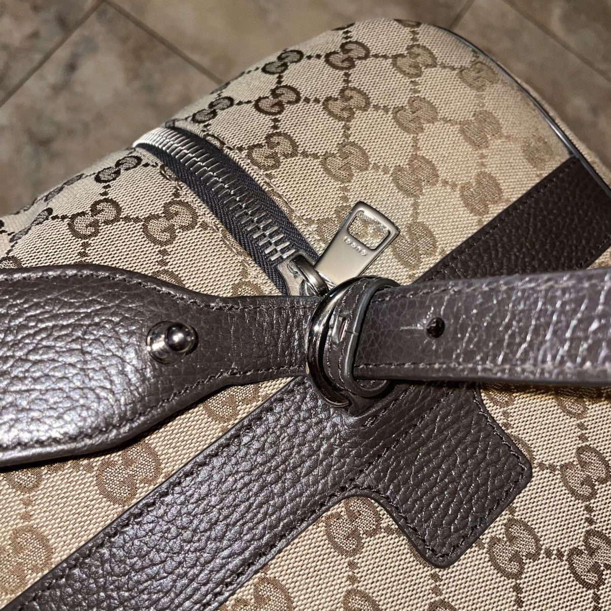 Gucci Gucci Boston GG Canvas Duffle Bag Beige/Ebony Size ONE SIZE - 13 Thumbnail
