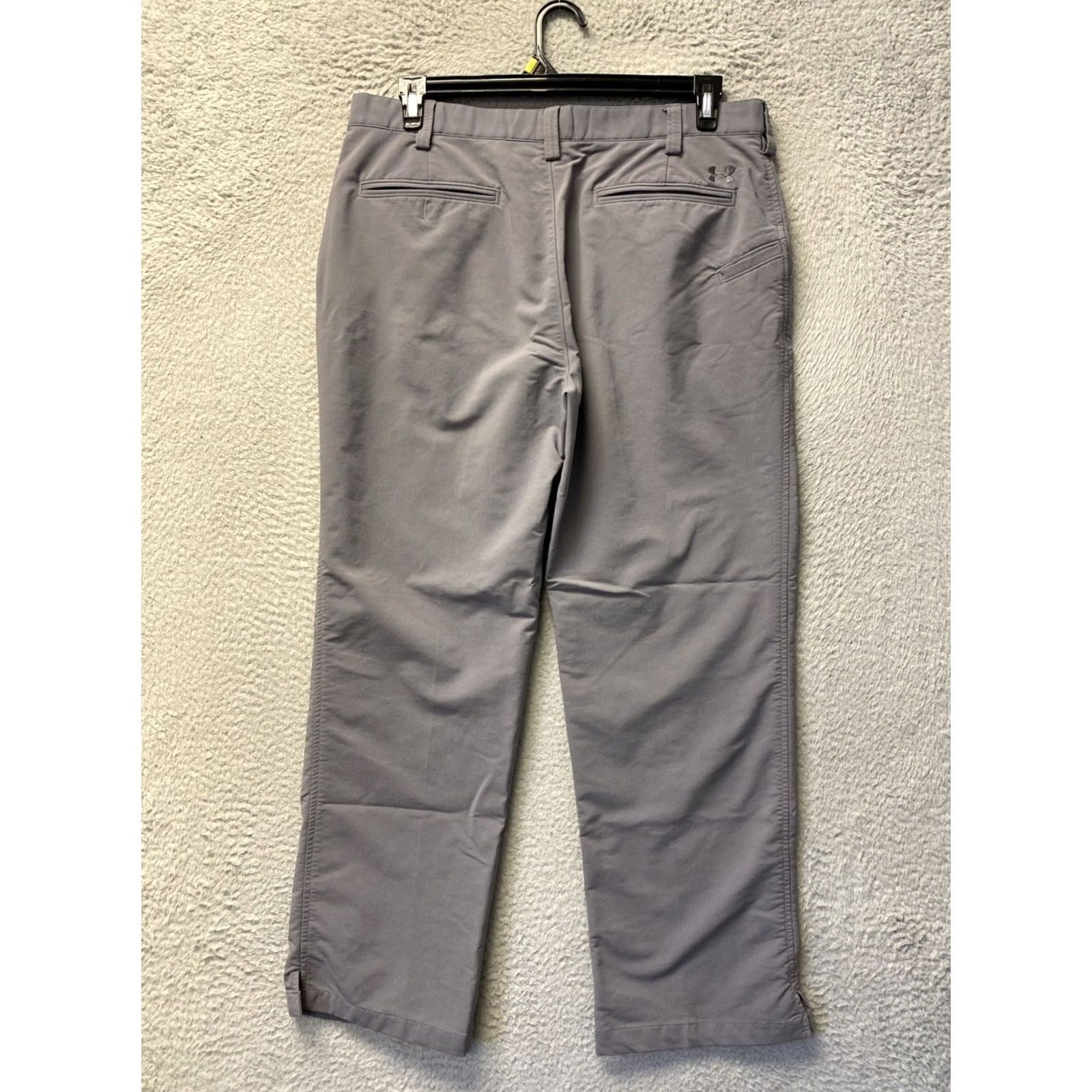 Under Armour Under Armour Golf Pants Mens 36x30 Gray Stretch Pockets Khakis 89 89 Size US 36 / EU 52 - 6 Thumbnail