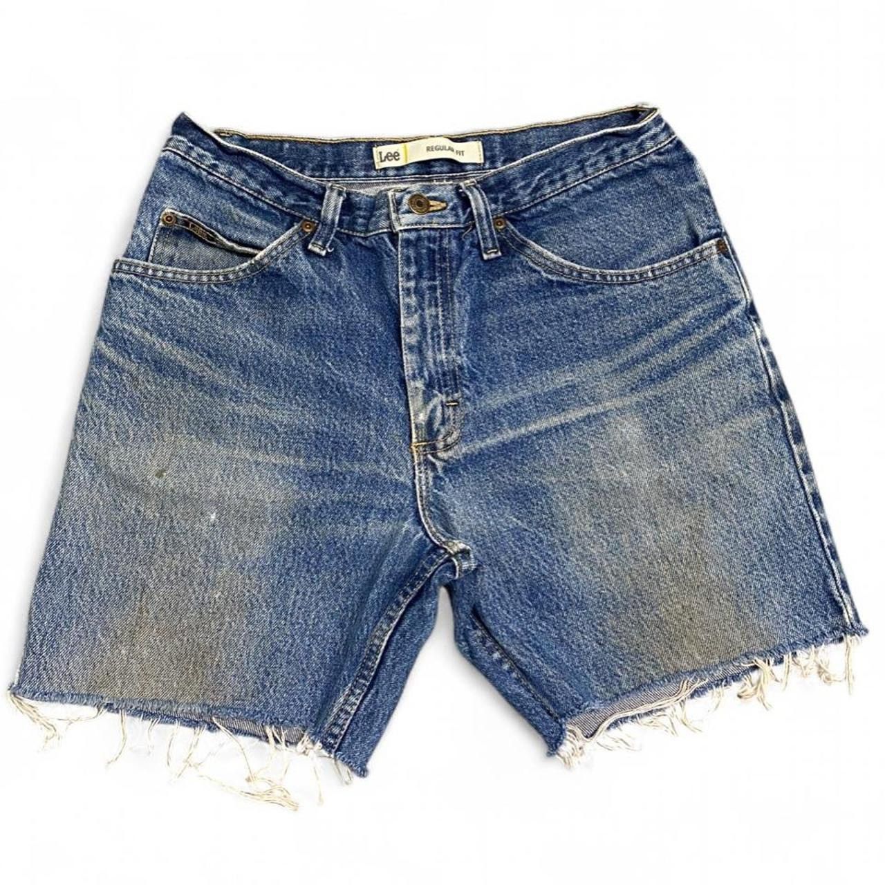 Lee Vintage lee regular fit distressed denim jean shorts Size 30" / US 8 / IT 44 - 1 Thumbnail