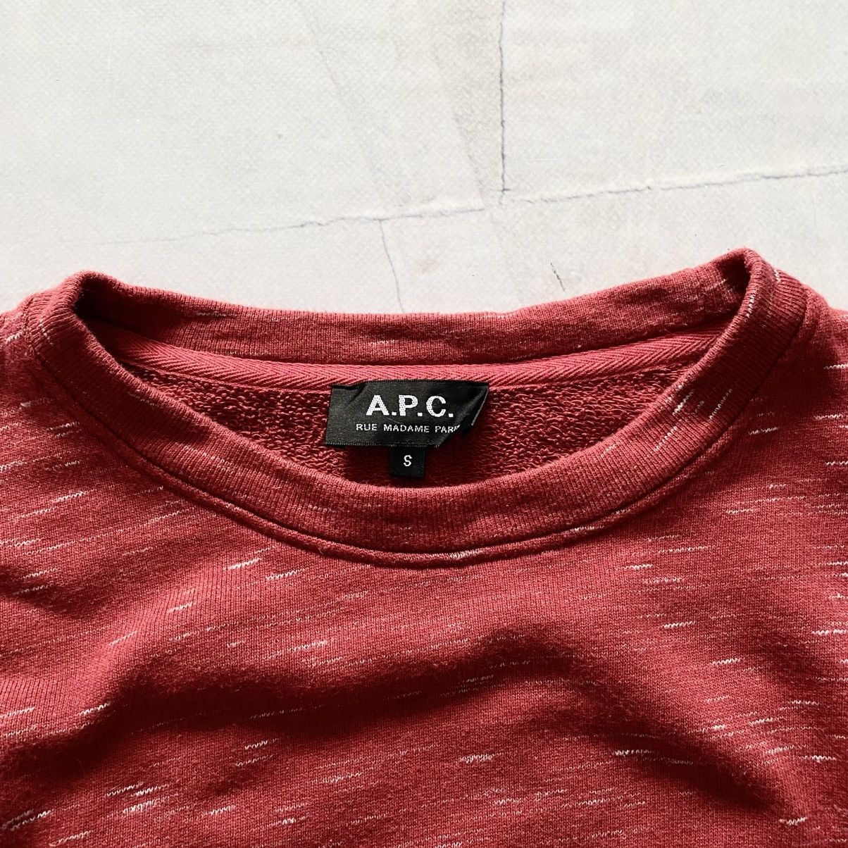 A.P.C. × Designer A.P.C. RUE MADAME PARIS Blended Sweatshirt Crewneck Size US S / EU 44-46 / 1 - 3 Thumbnail