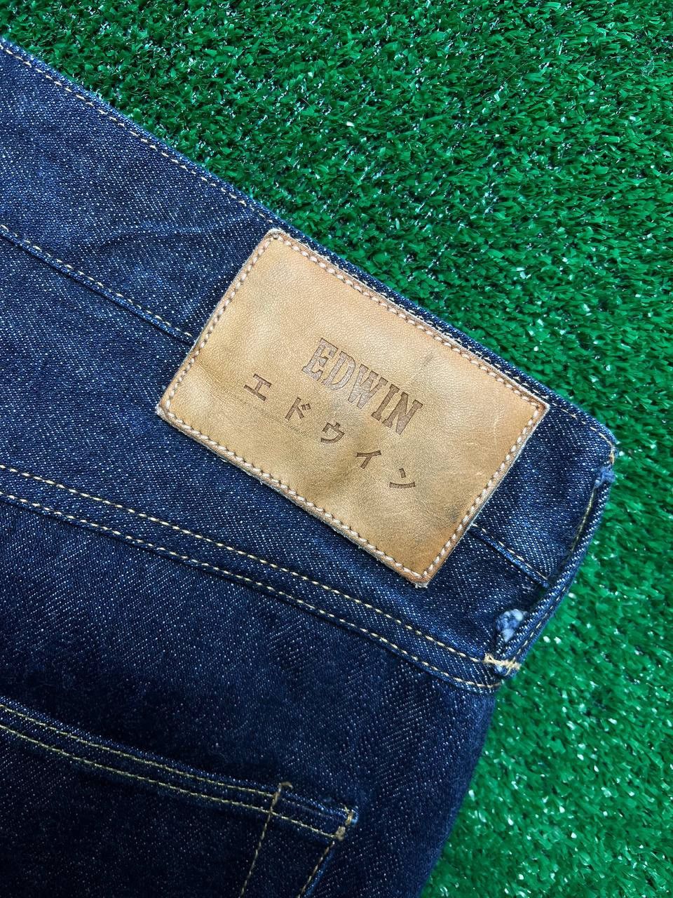 Edwin 🇯🇵Edwin Selvedge Denim Japan Samurai Custom Logo Size US 34 / EU 50 - 9 Thumbnail