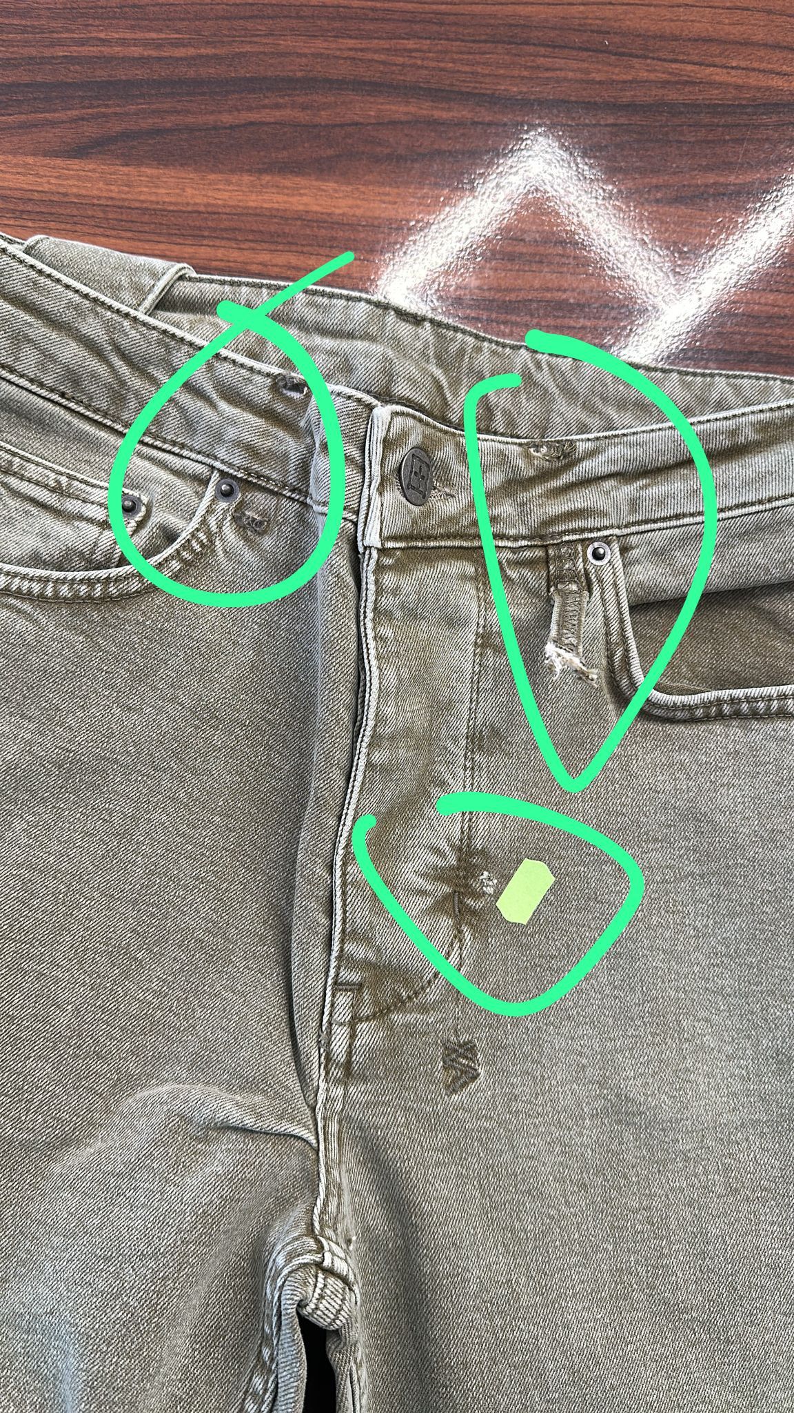 Ksubi Ksubi Van Winkle Green Jeans Size 30 Size US 30 / EU 46 - 6 Thumbnail