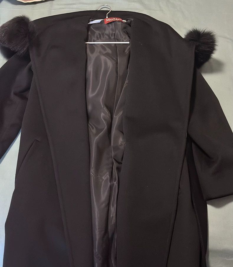 Max Mara Studio coat with fur collar