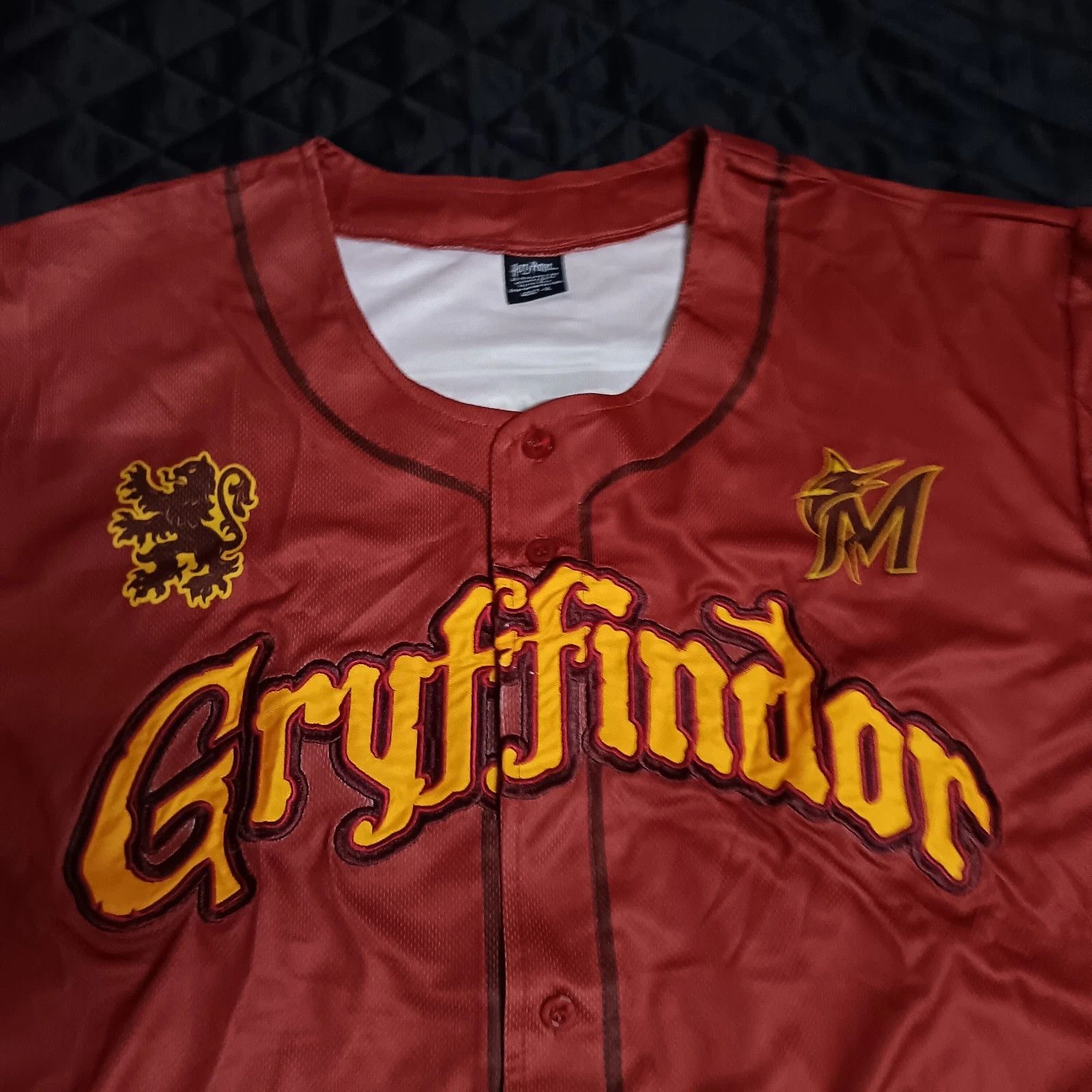 MLB Miami Marlins Harry Porter Gryffindor SGA Baseball Jersey Size US XL / EU 56 / 4 - 2 Thumbnail