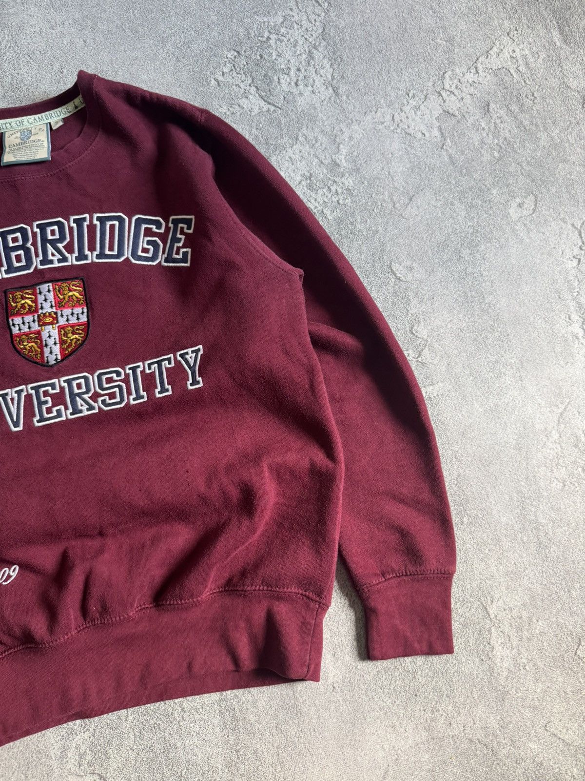 Vintage University of Cambridge S sweatshirt jumper pullover 90s Size US S / EU 44-46 / 1 - 12 Thumbnail