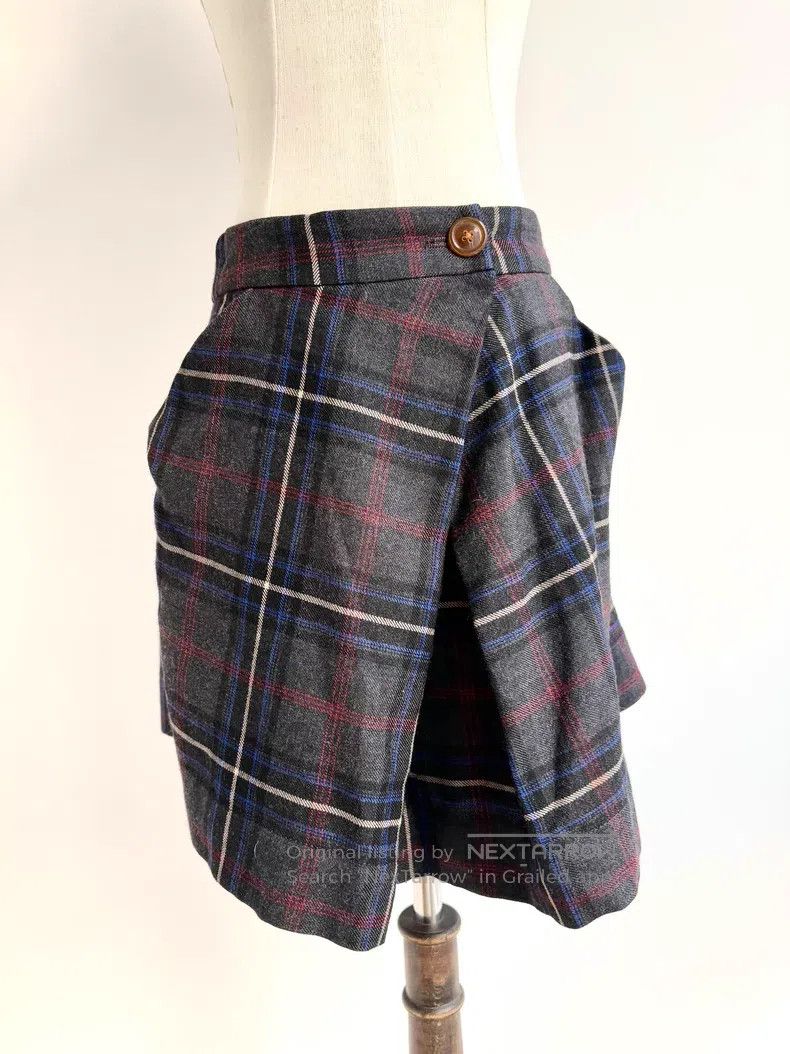 Vivienne Westwood Vivienne Westwood Vintage Grey-Blue Plaid Collar Suit Set Size M / US 6-8 / IT 42-44 - 5 Thumbnail