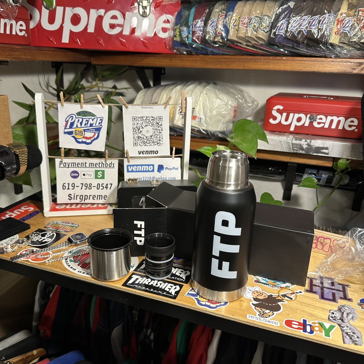 Fuck The Population FTP Hydro flask brand new Size ONE SIZE - 1 Thumbnail