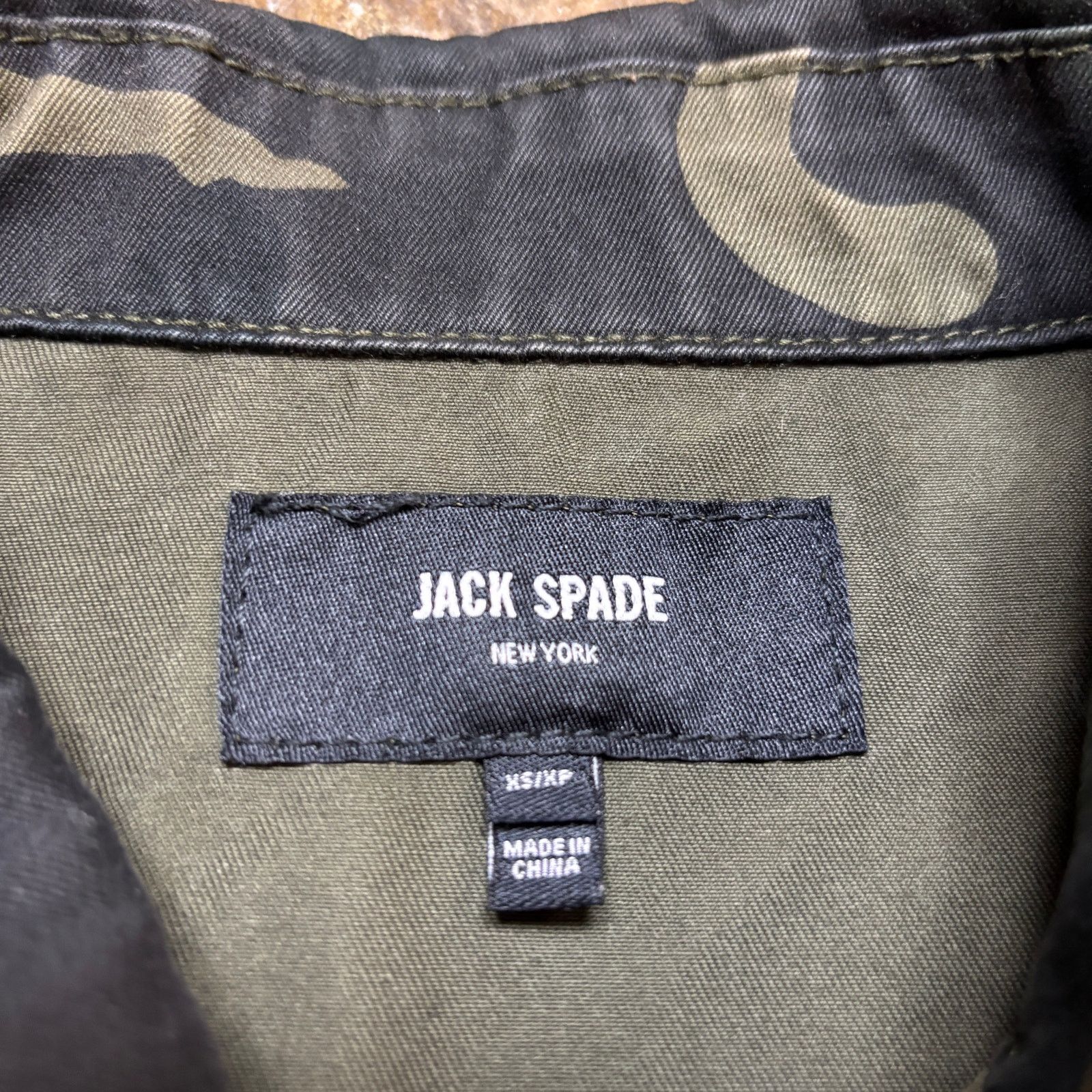 Jack Spade Jack Spade Camo Riverton Shirt Jacket Men's XS Military Size US XS / EU 42 / 0 - 4 Thumbnail