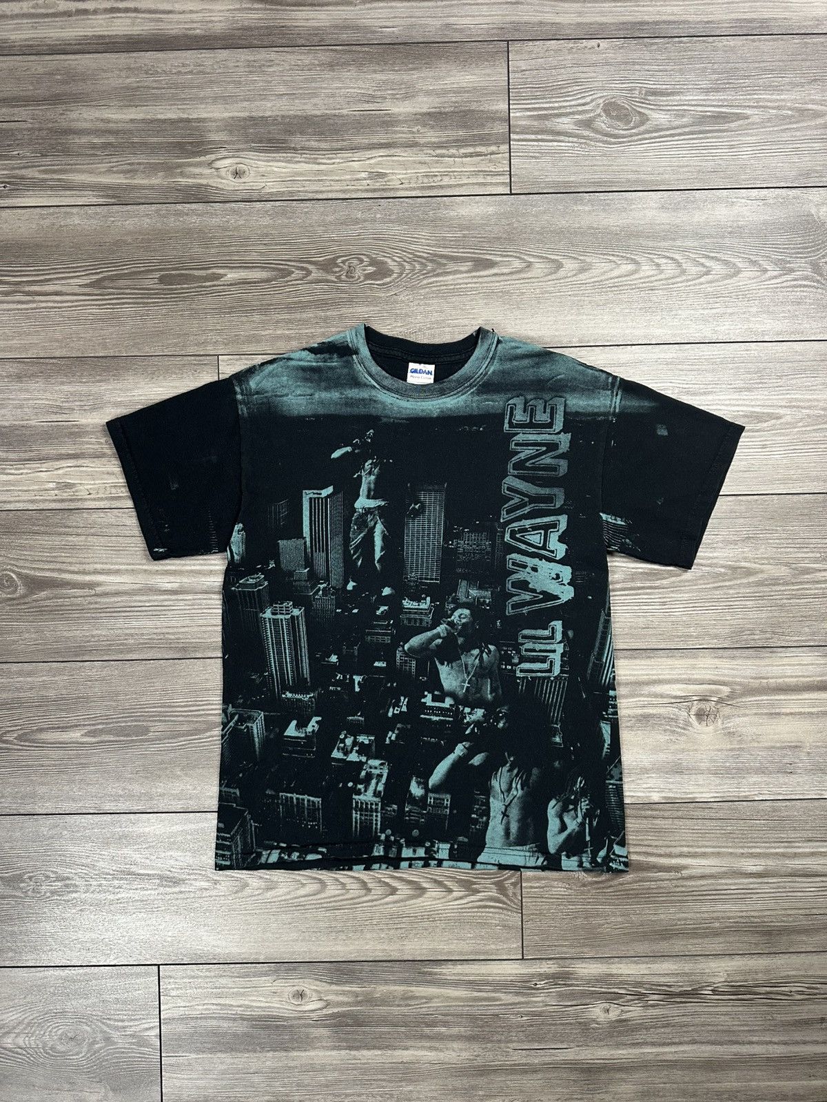Rap Tees Y2K Lil Wayne All Over Print Rap T Shirt Size US M / EU 48-50 / 2 - 1 Thumbnail