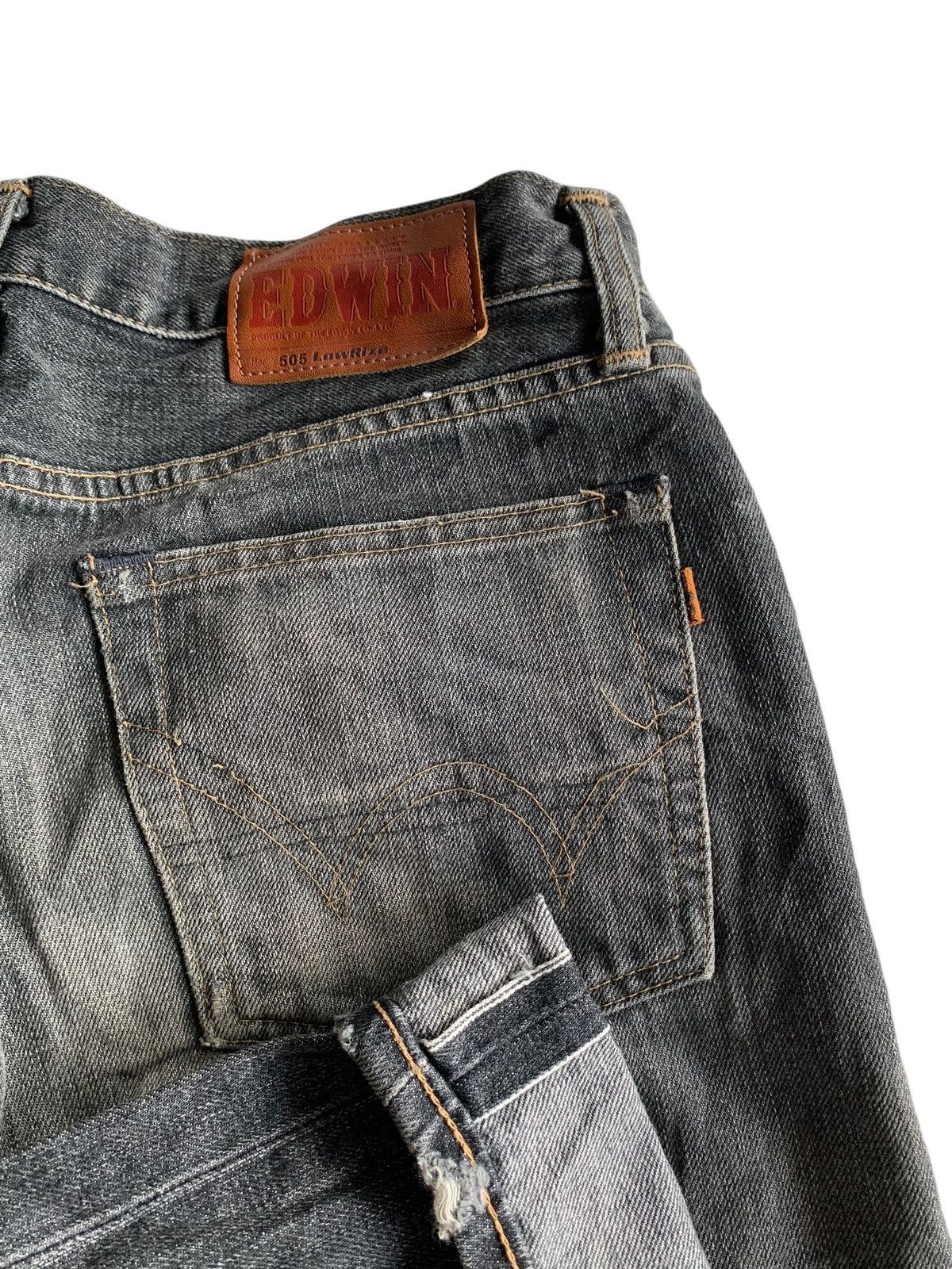 Edwin × If Six Was Nine × Kapital EDWIN SELVEDGE 505 BUTTON FLY RUSTY DISTRESSED DENIM Size US 30 / EU 46 - 5 Thumbnail