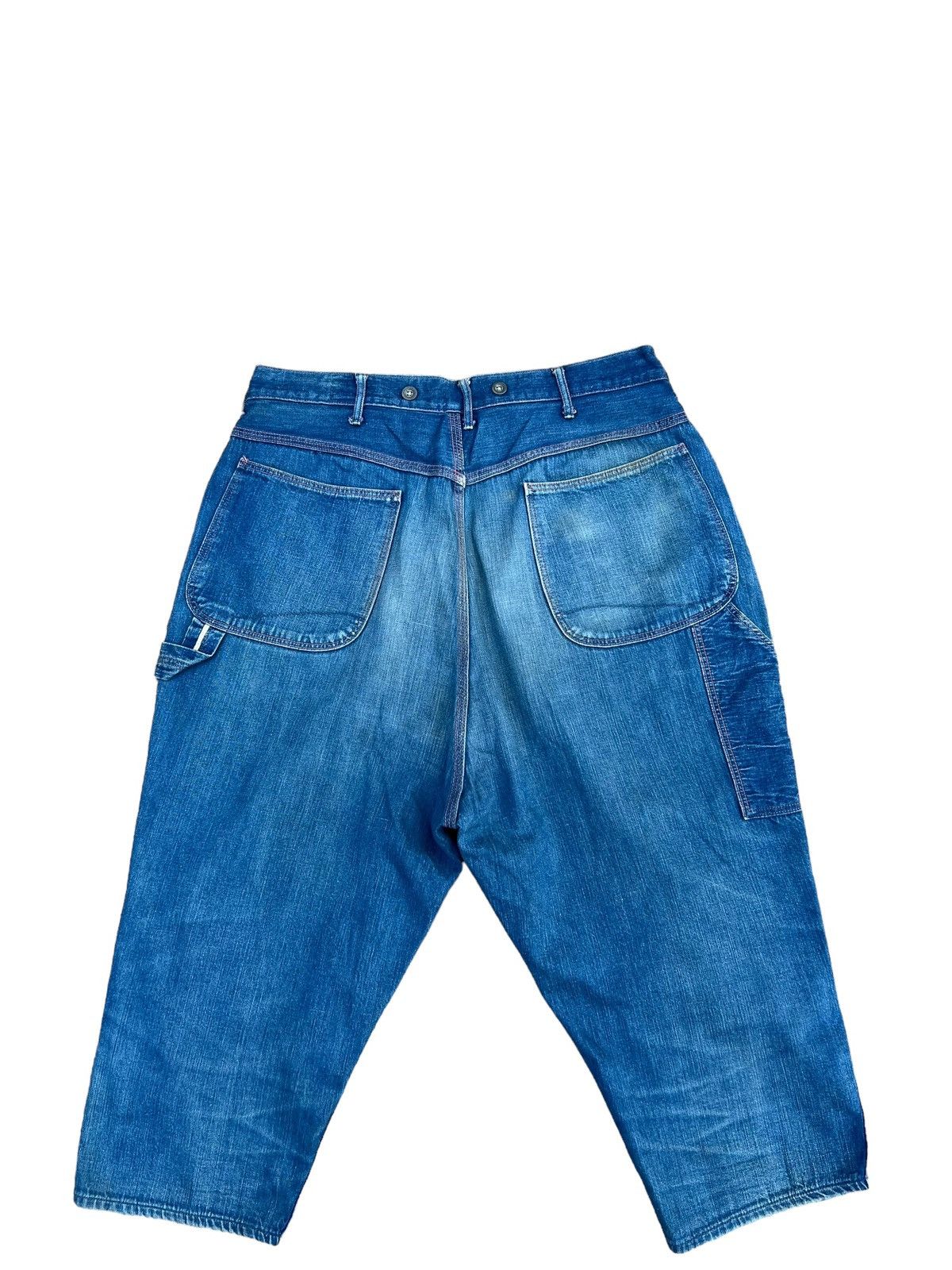 Orslow Orslow Japan Faded Indigo Denim Cropped Work Pant Size US 31 - 2 Thumbnail