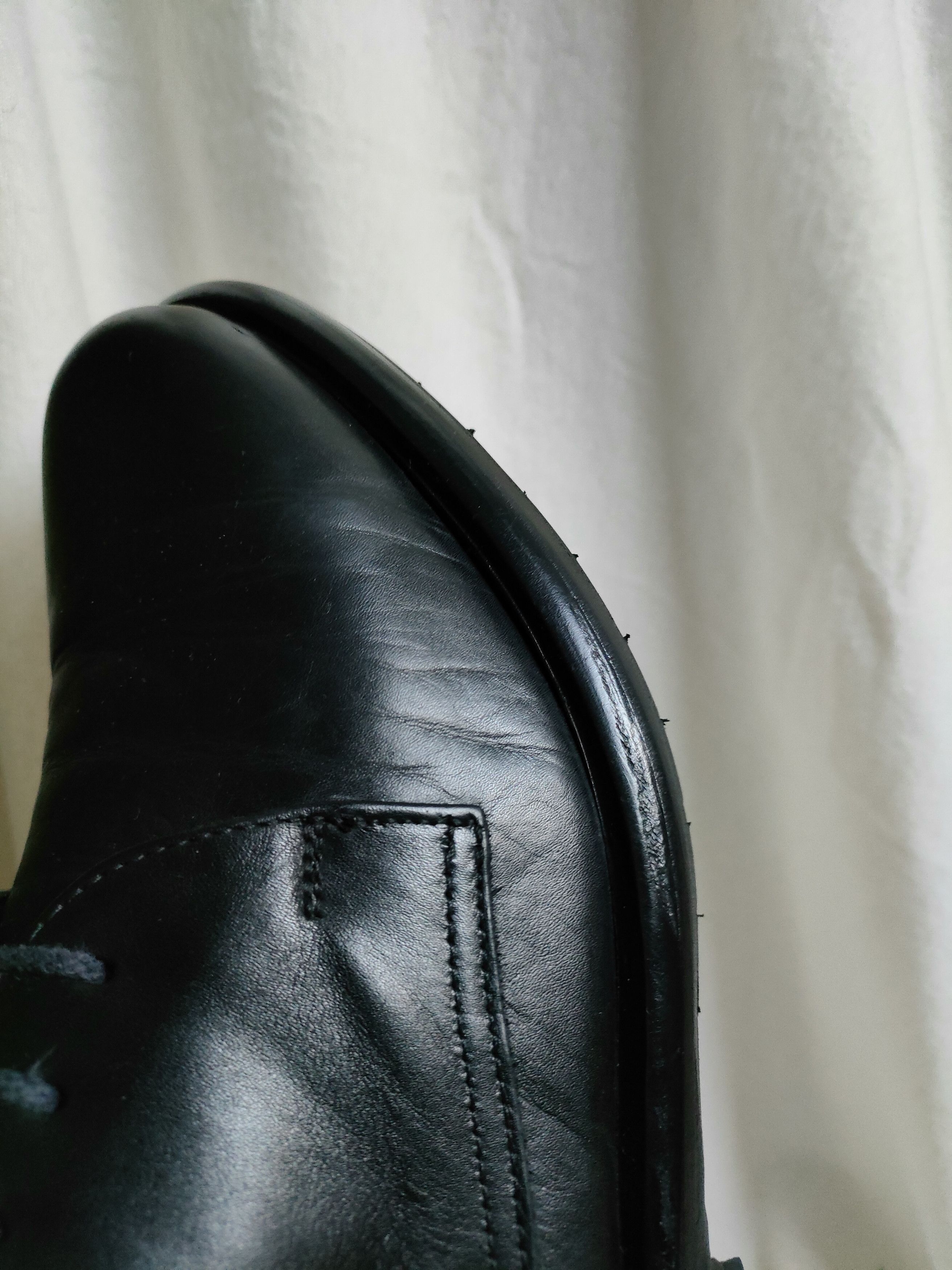 Dirk Bikkembergs 90s Dirk Bikkembergs Black Leather Lace Up Combat Boots Size US 8 / EU 41 - 19 Thumbnail