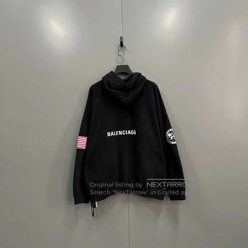 Balenciaga Balenciaga Black badge embroidered hoodie Size US XS / EU 42 / 0 - 3 Thumbnail