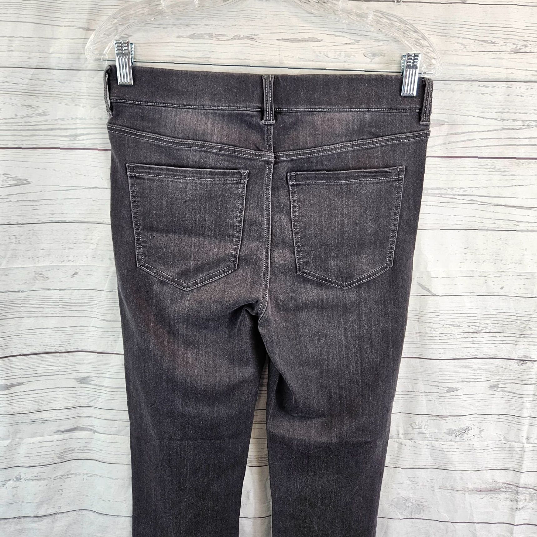 Vintage Liverpool Jeans Womens Ankle Skinny Jeans 8 Gray High Rise Cotton Blend Size 30" / US 8 / IT 44 - 4 Thumbnail