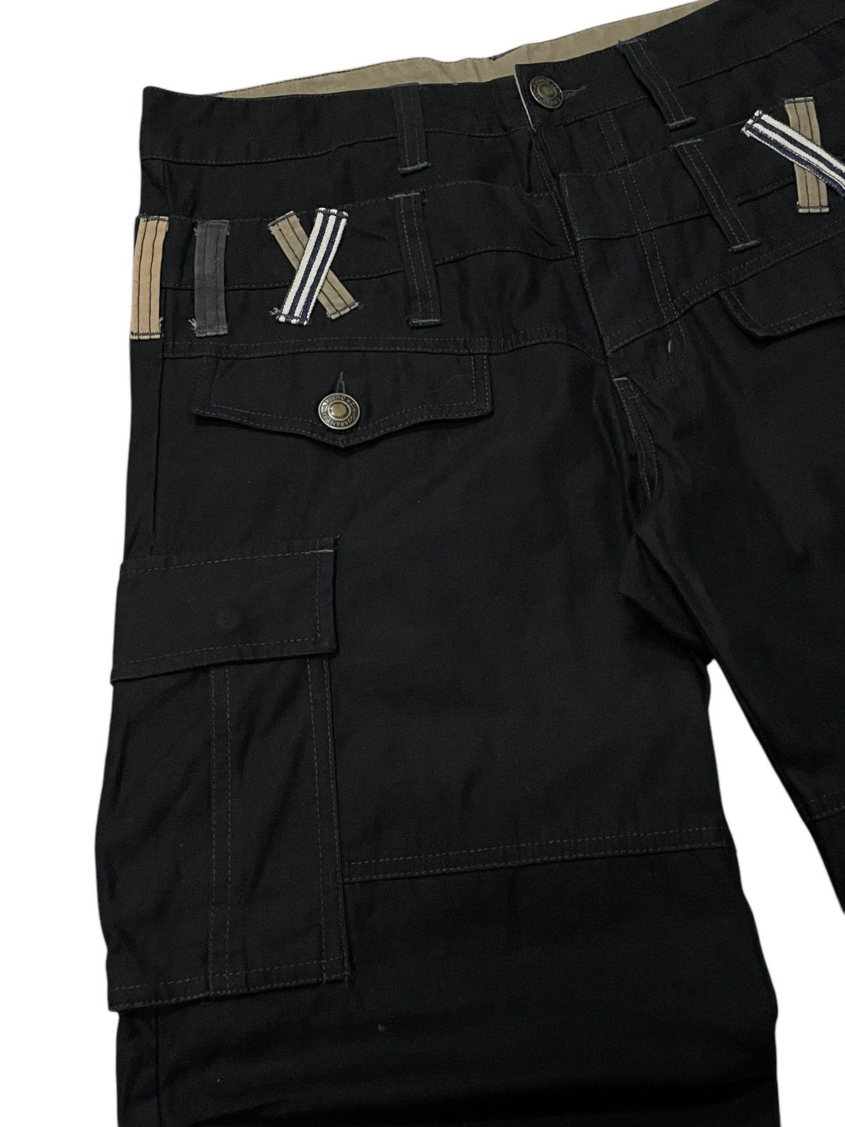 Hysteric Glamour × Japanese Brand × Vintage Vintage Japanese Double Waist Baggy Loose Pants Size US 30 / EU 46 - 9 Thumbnail