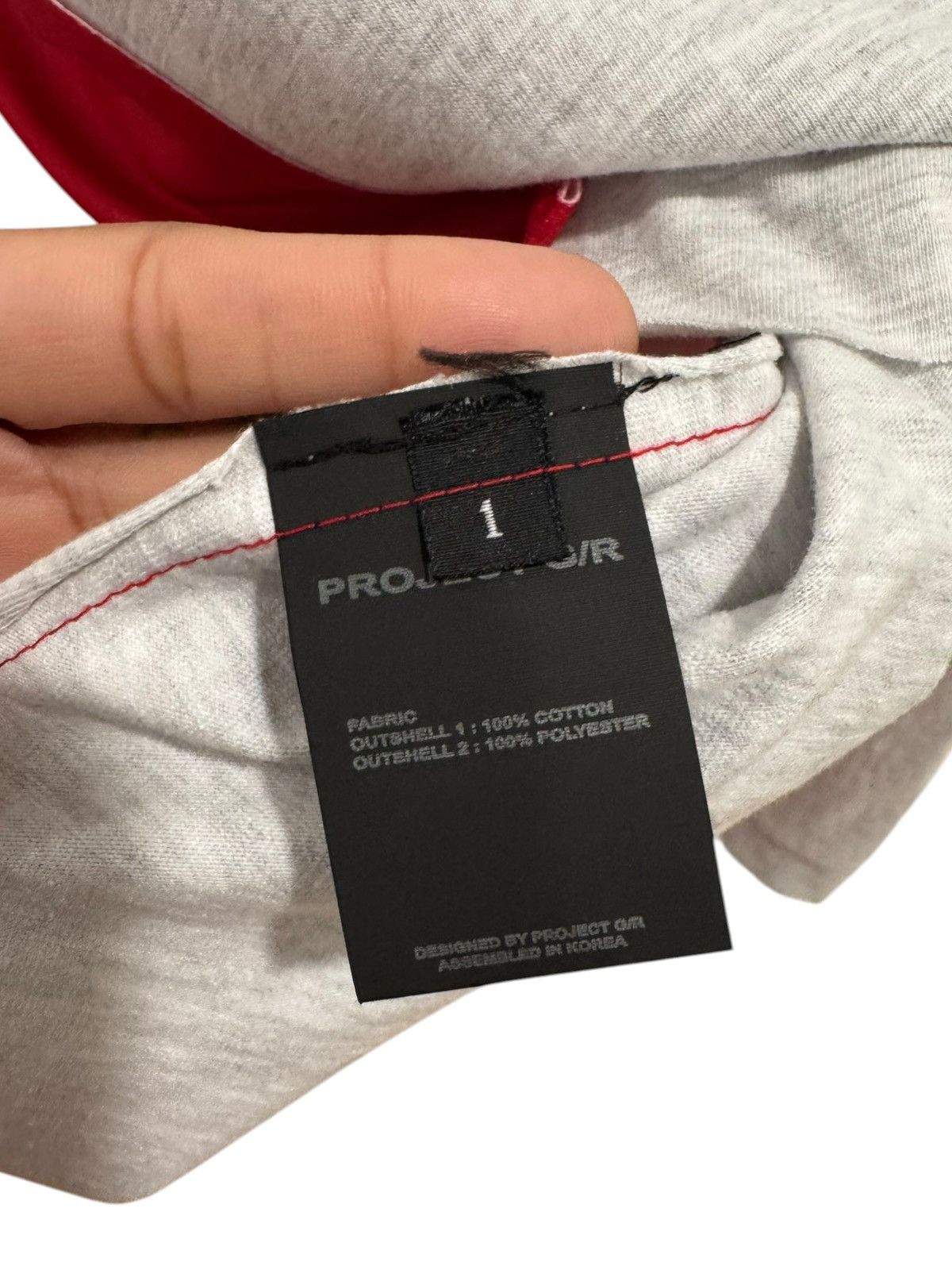 PROJECT G/R Project G/R Hybrid Long Sleeve Jersey Red White Grey Size US S / EU 44-46 / 1 - 12 Thumbnail