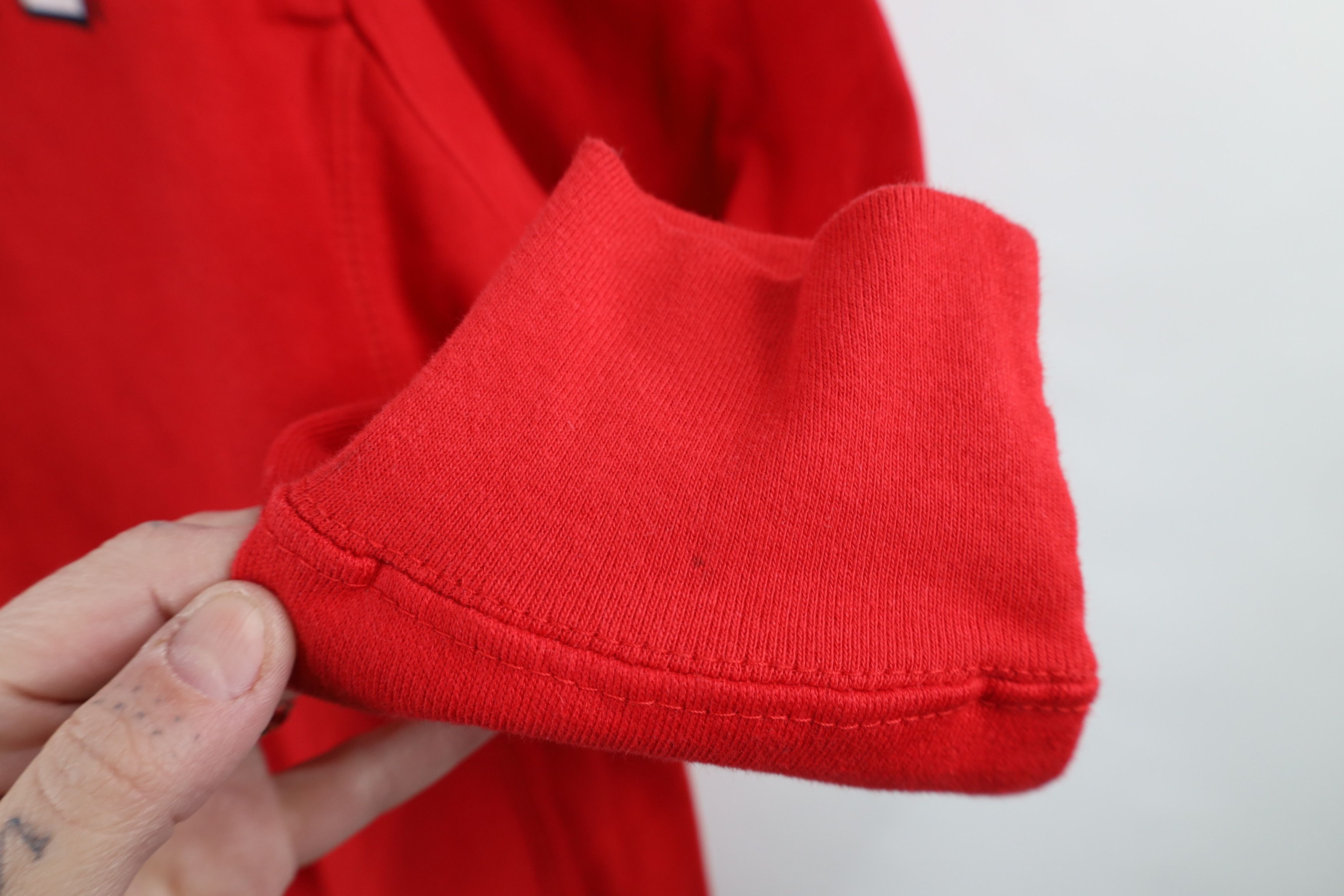 Vintage Vintage 90s Ohio State University Crewneck Sweatshirt Red Size US L / EU 52-54 / 3 - 6 Thumbnail
