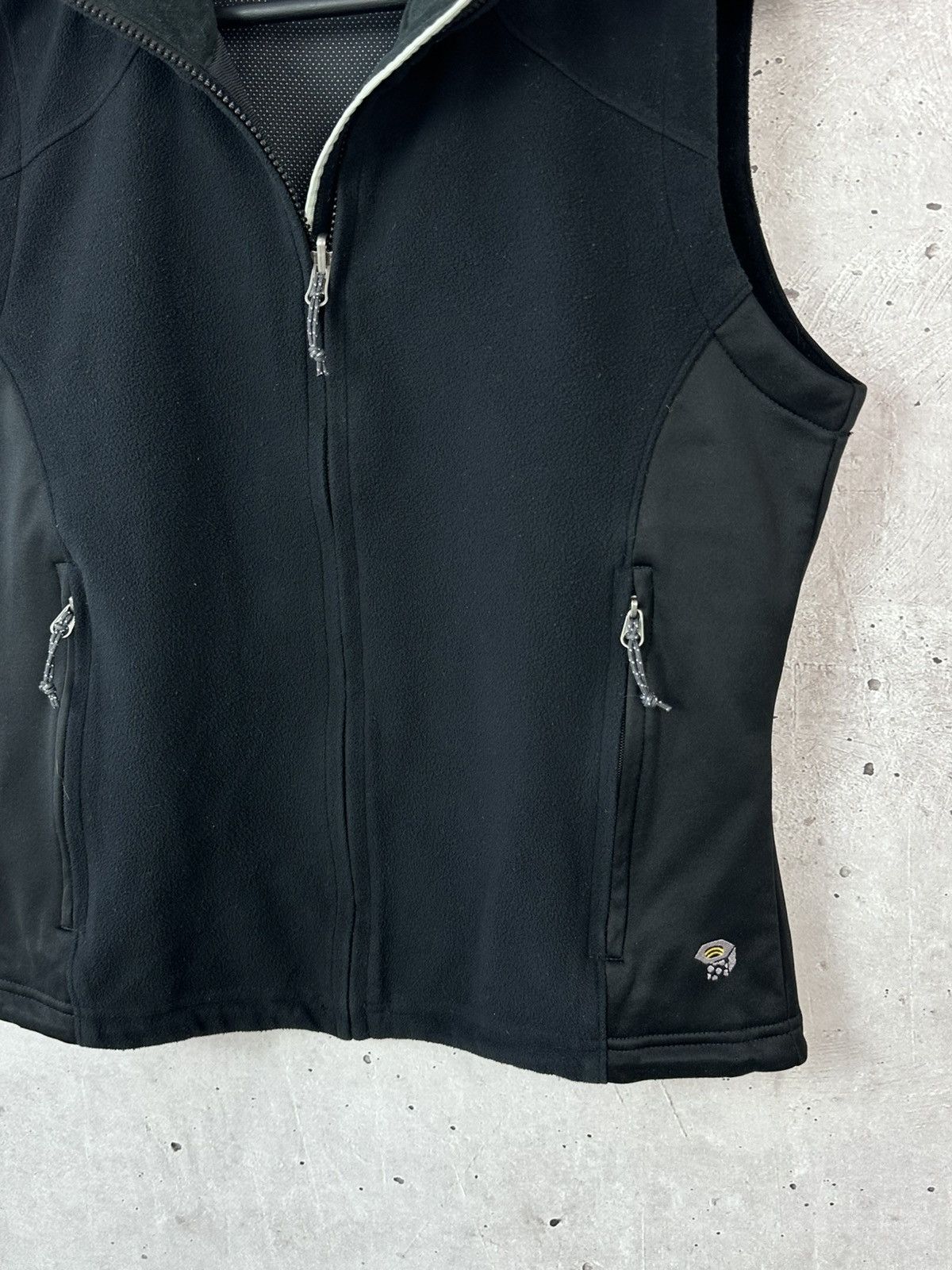 Mountain Hardwear Mountain Hardwear Black Full Zip Windstopper Fleece Vest Size S / US 4 / IT 40 - 4 Thumbnail