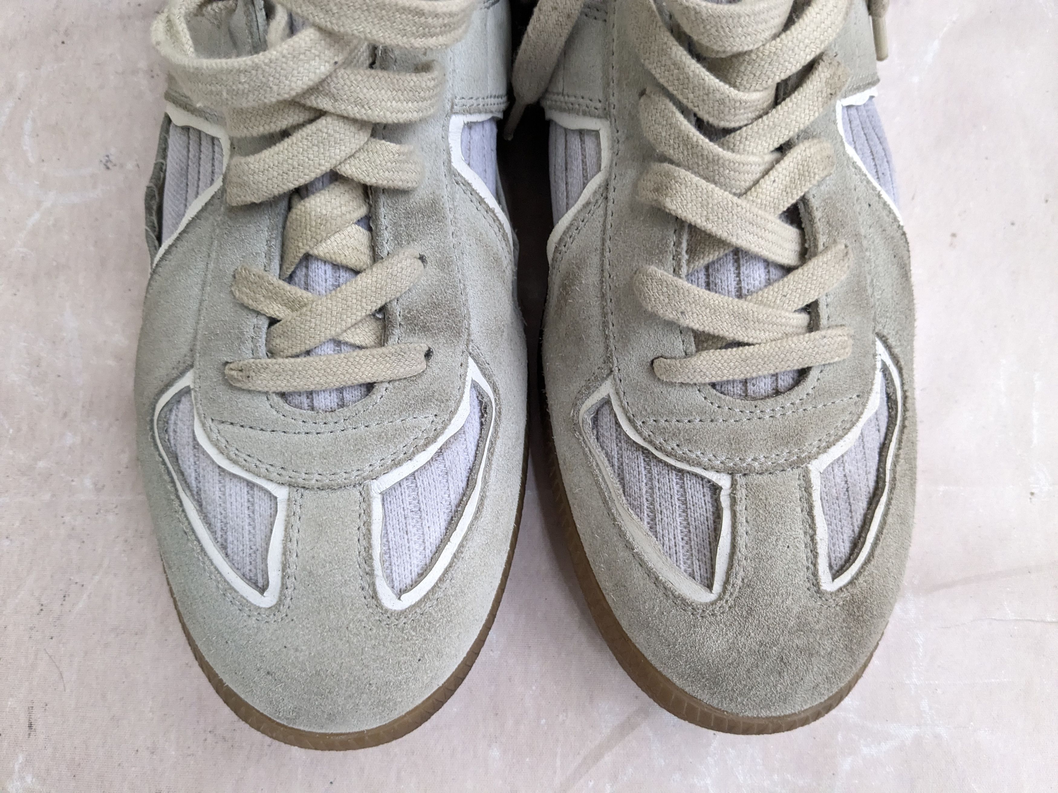 Maison Margiela Maison Margiela GAT Replica White Gray Sock 13 46 Size US 13 / EU 46 - 3 Thumbnail