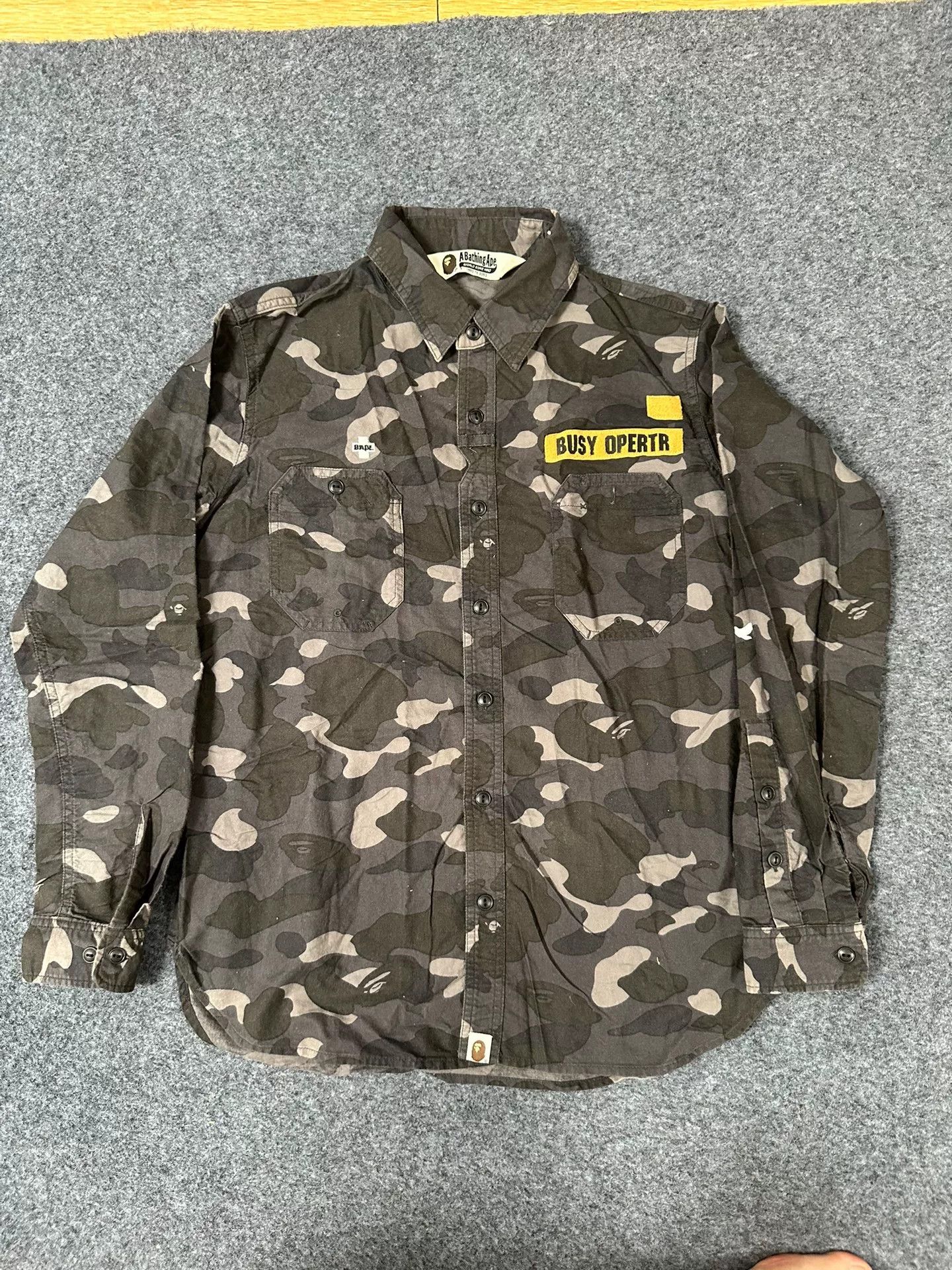 Bape Bape Multi Space Long Sleeve Shirt Size US L / EU 52-54 / 3 - 1 Thumbnail