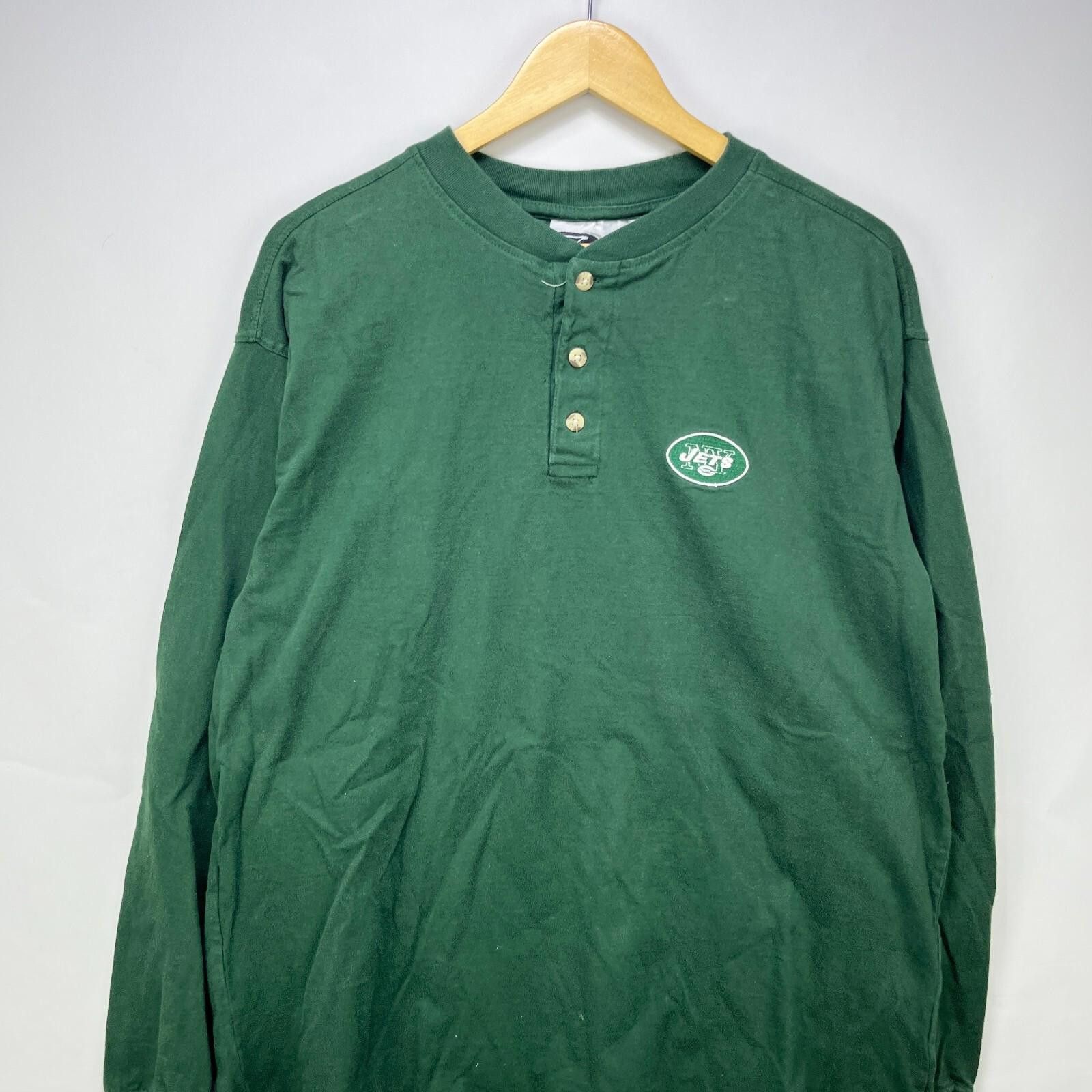 Other Vintage 90s New York Jets Long Sleeve Shirt Large NFL Size ONE SIZE - 2 Thumbnail