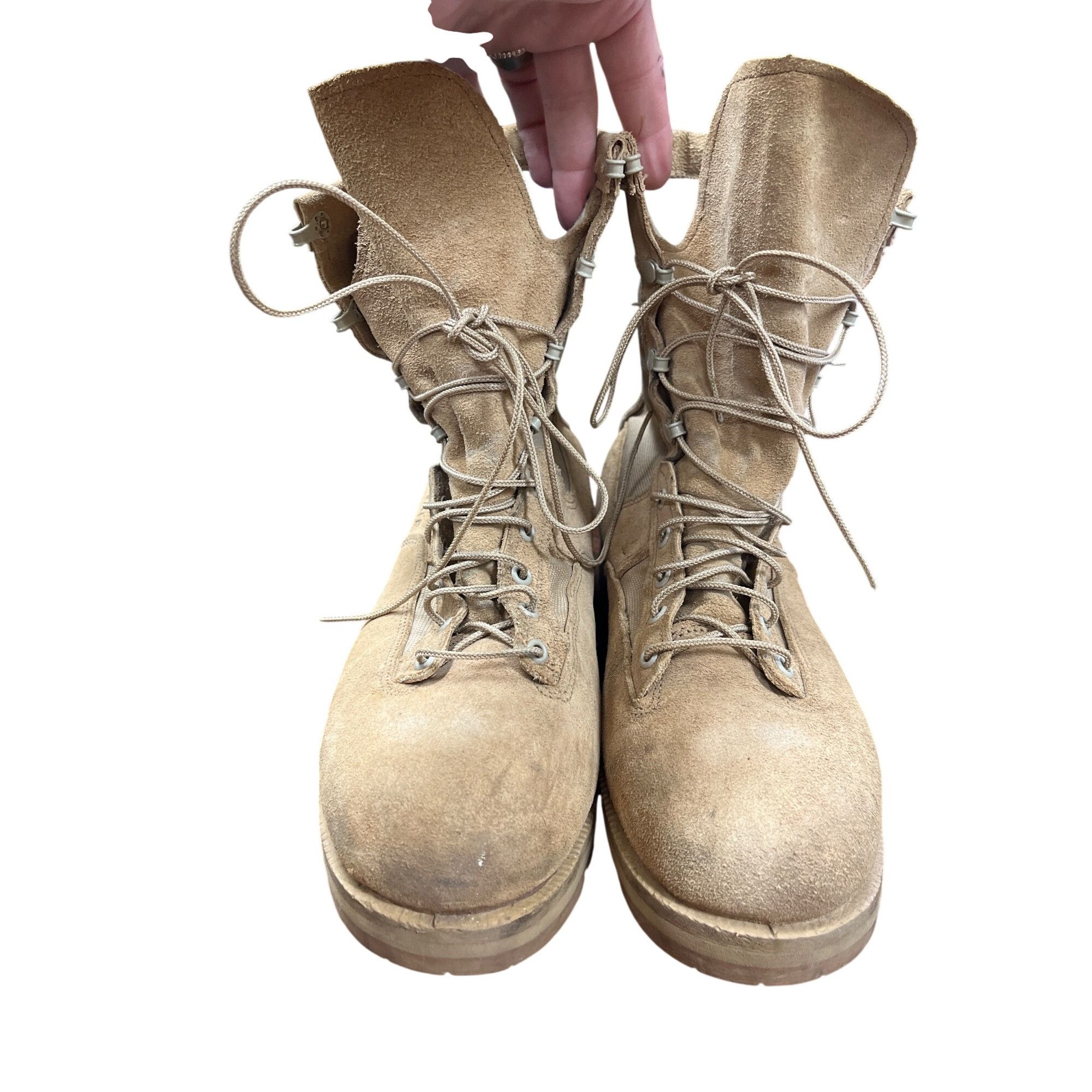 Belleville Belleville GoreTex mens tan para troop mid calf leather boot Size US 11.5 / EU 44-45 - 8 Thumbnail