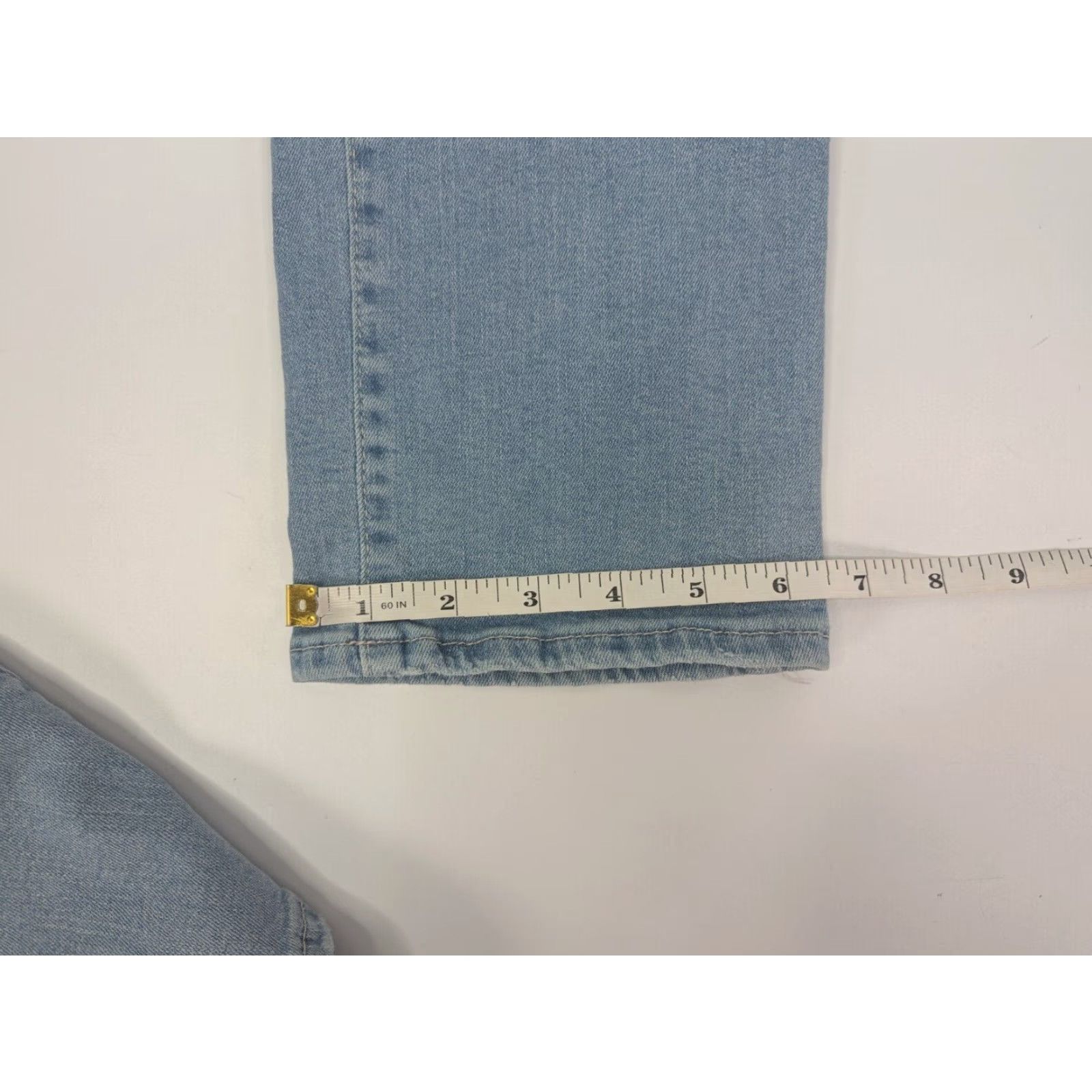 Good American Good American Good Straight Jeans Indigo with Natural Fray Hem Size 2/26 GST235T Womens Jeans Size 26" / US 2 / IT 38 - 6 Thumbnail