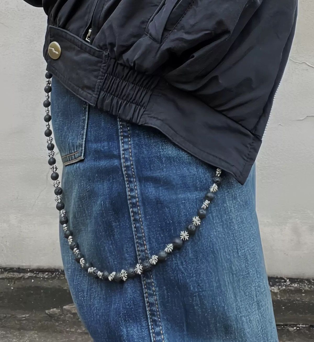 Japanese Brand Avant garde punk cross beads pocket wallet chain Size ONE SIZE - 2 Thumbnail
