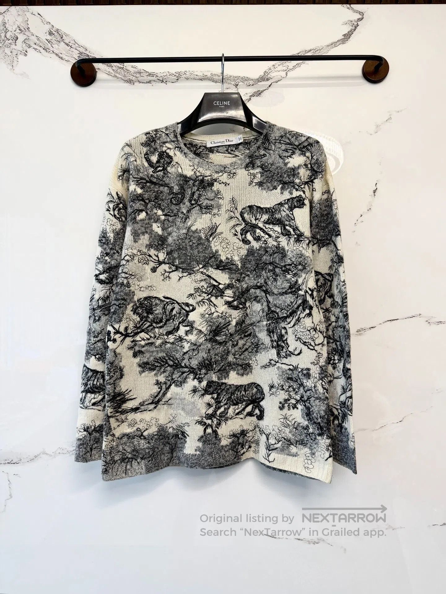 Dior Dior Zoo Collection Cashmere Sweater. Size XXS / US 00 / IT 34 - 1 Thumbnail