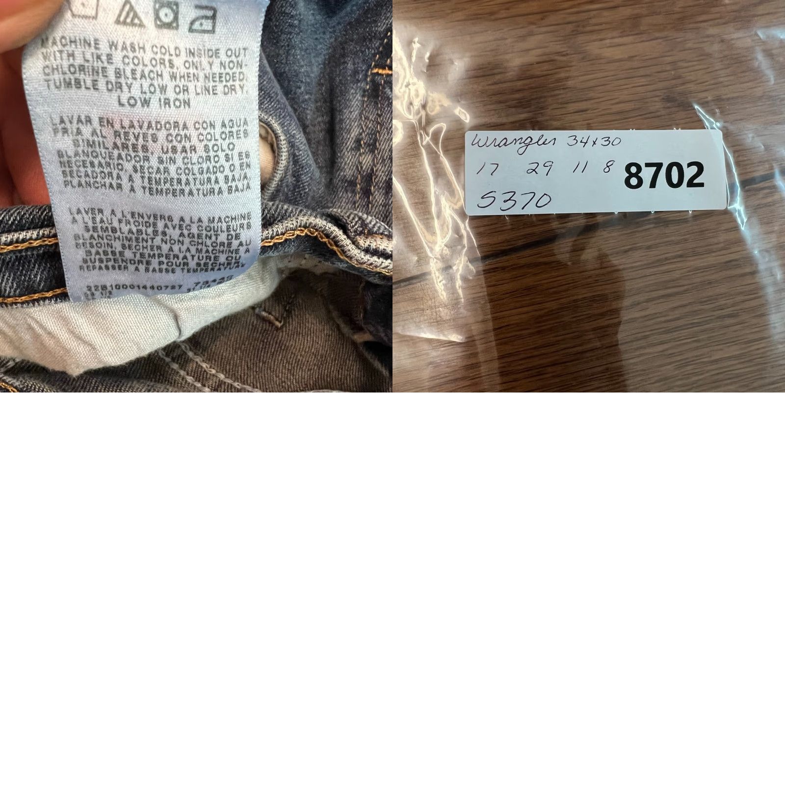 Wrangler Wrangler Jeans Relaxed Fit 34 Blue Straight Leg 34X30 Men Denim Wrangler Genuine 90s? Size US 34 / EU 50 - 9 Thumbnail