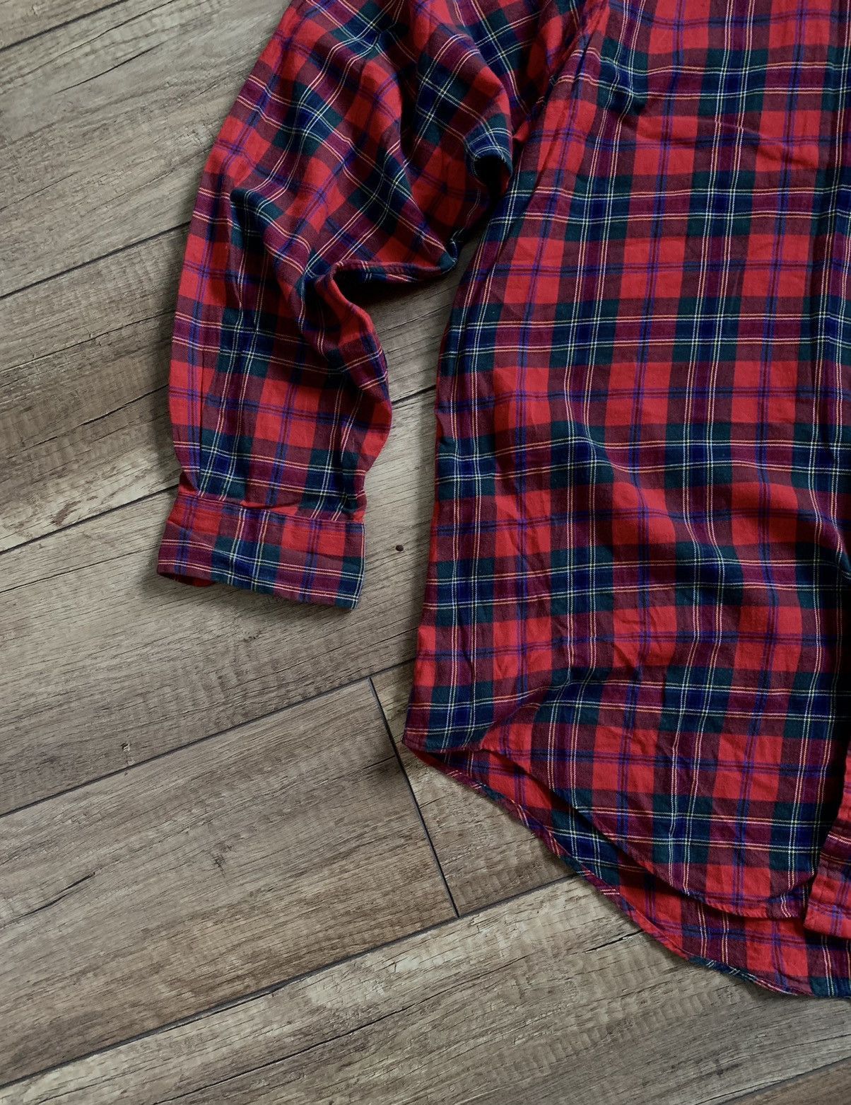 Polo Ralph Lauren Vintage Ralph Lauren Red Flannel Checkered Shirt Size US L / EU 52-54 / 3 - 6 Thumbnail