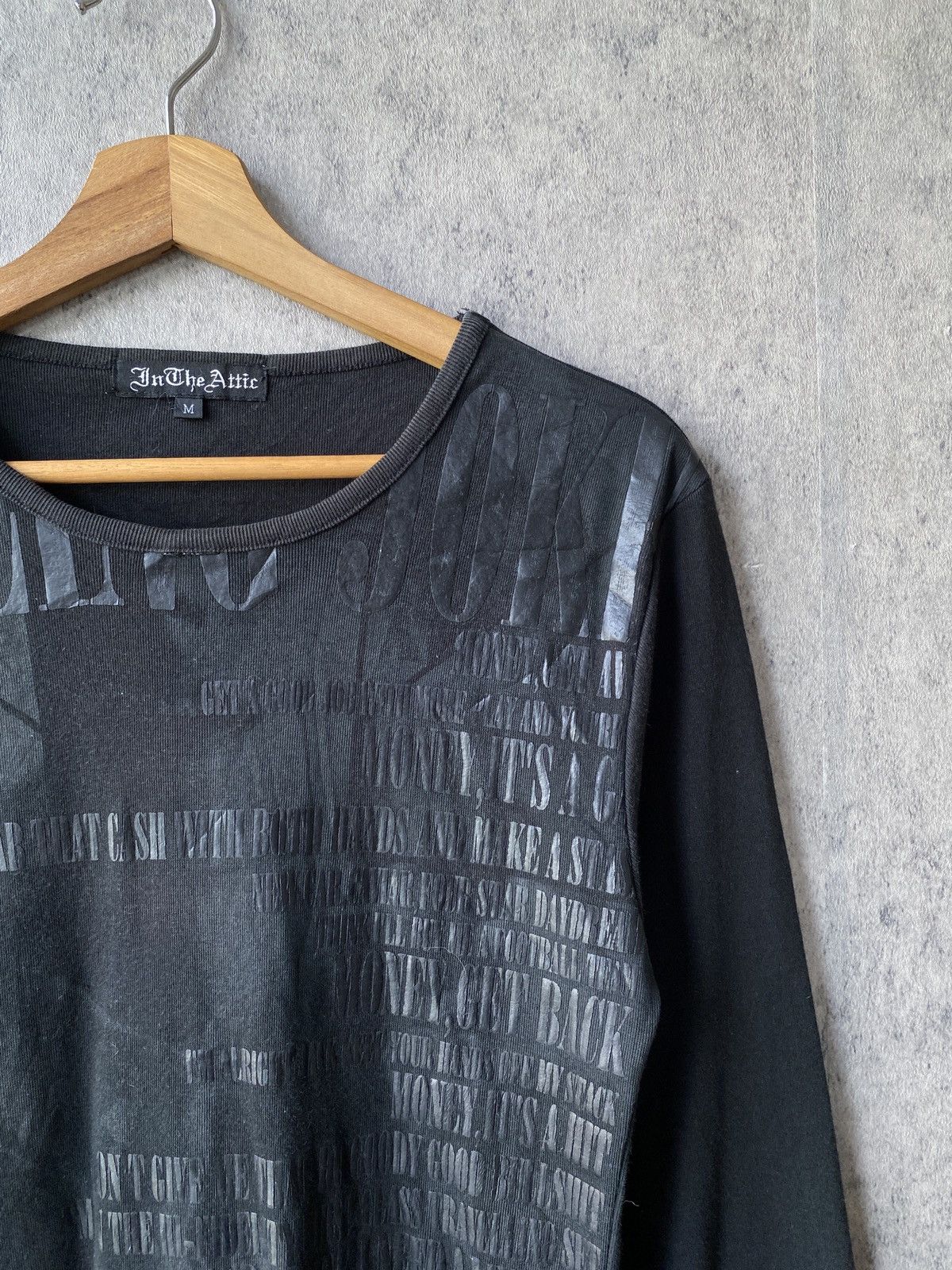 In The Attic 2000s In The Attic Poem Design Long Sleeve Shirt Size US S / EU 44-46 / 1 - 6 Thumbnail