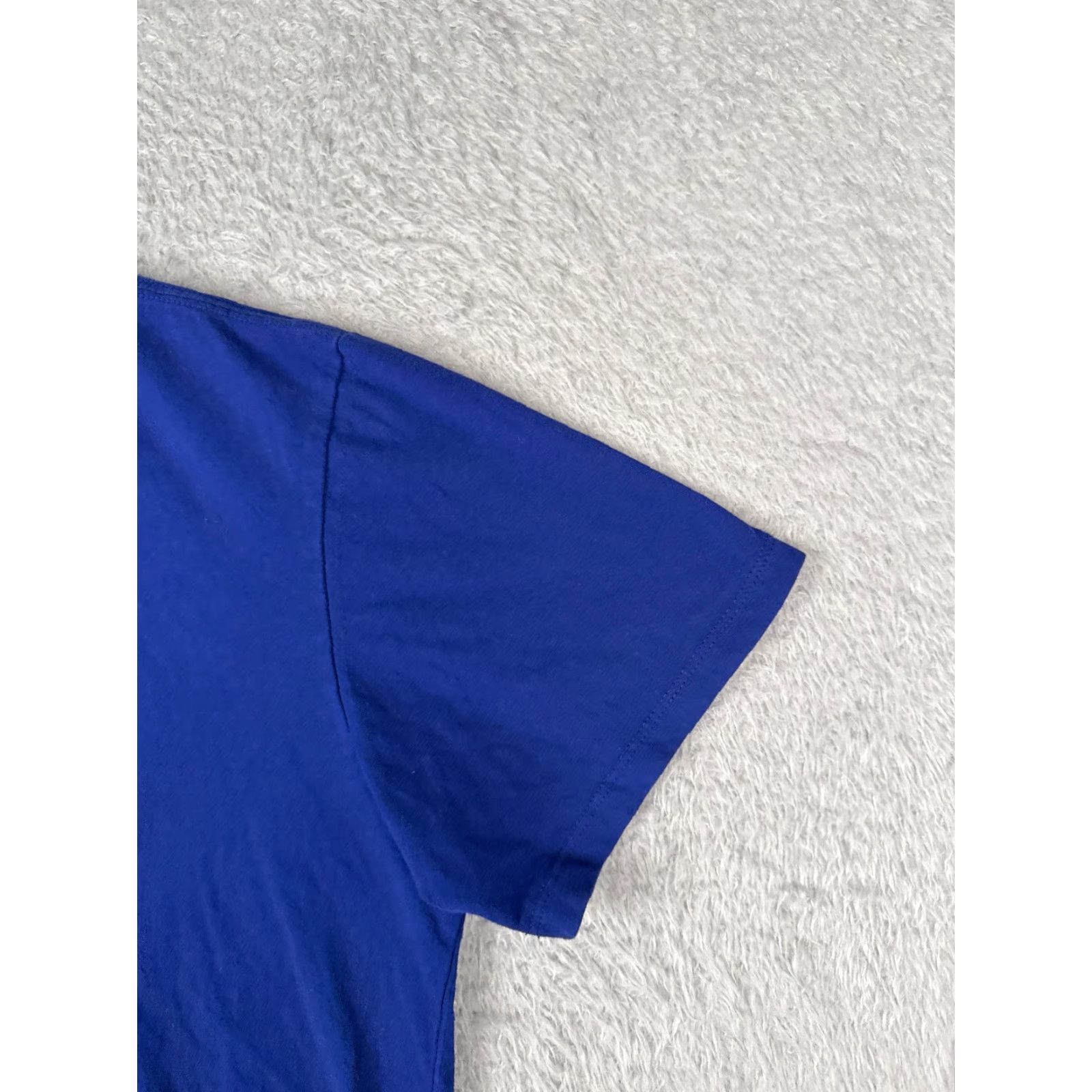 The North Face The North Face Shirt Men L Blue 100% Cotton Short Sleeve Crew Neck Logo Size US L / EU 52-54 / 3 - 2 Thumbnail
