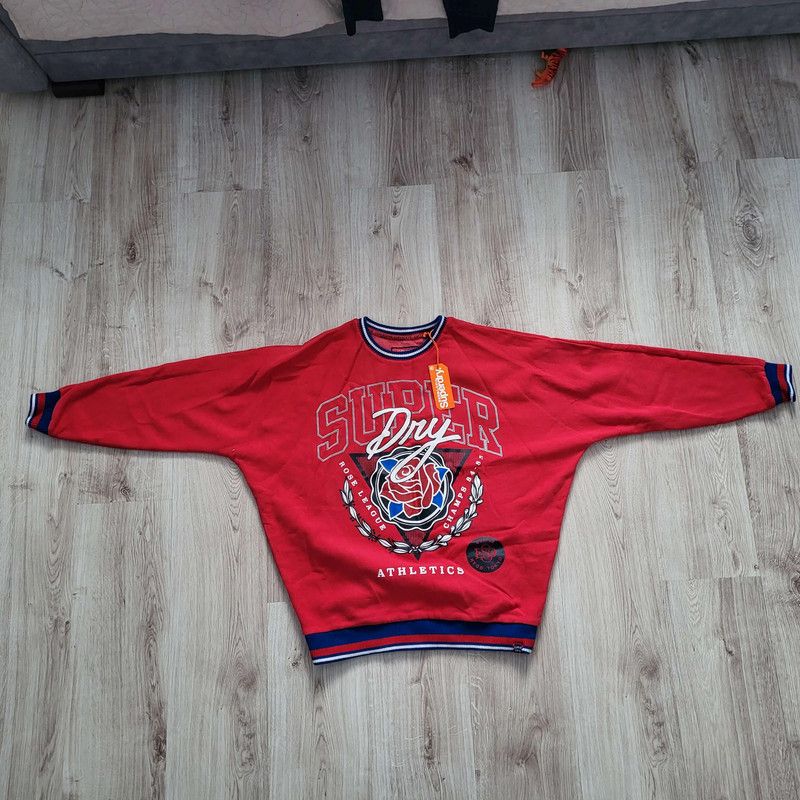 Superdry superdry hoodie red vintage crewneck y2k Size US S / EU 44-46 / 1 - 2 Thumbnail