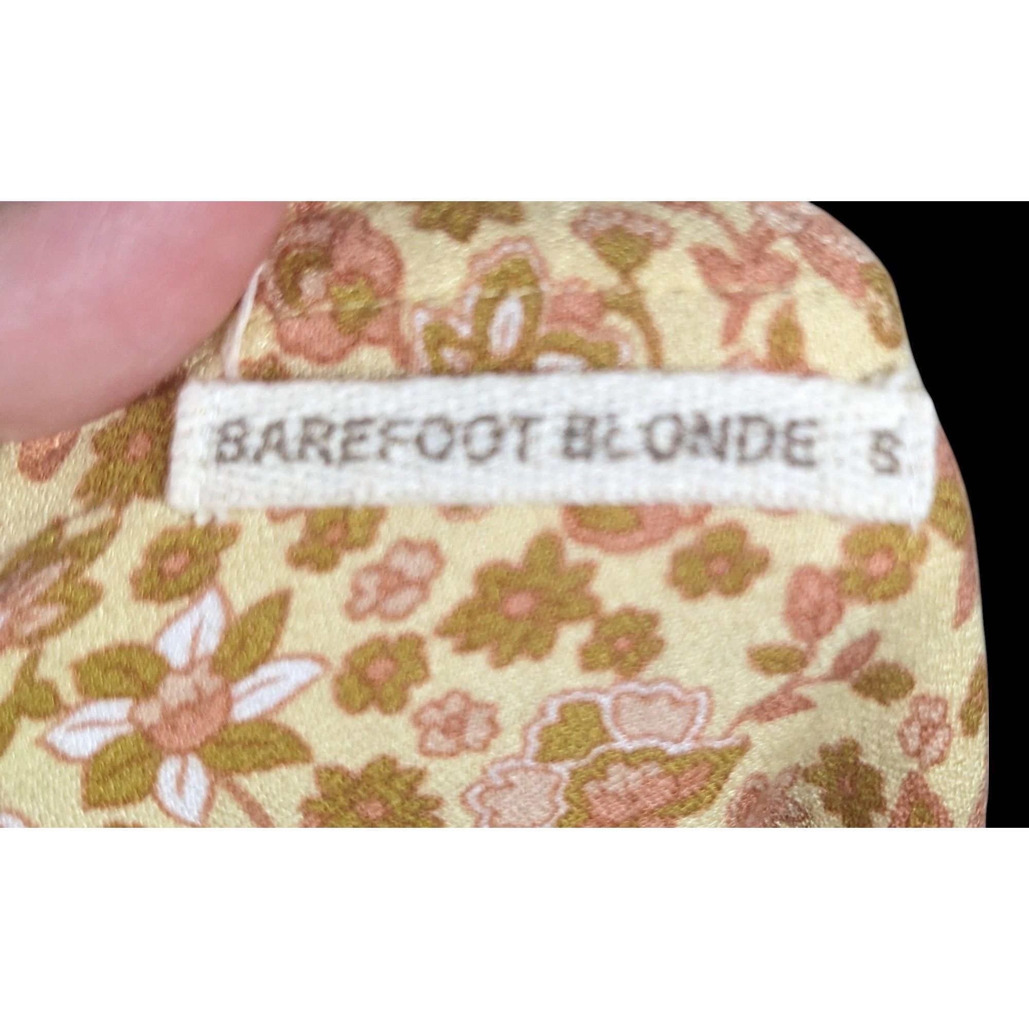 Other Barefoot Blonde Joni Play Dress Neutral Floral With Drawstri Size S / US 4 / IT 40 - 5 Thumbnail