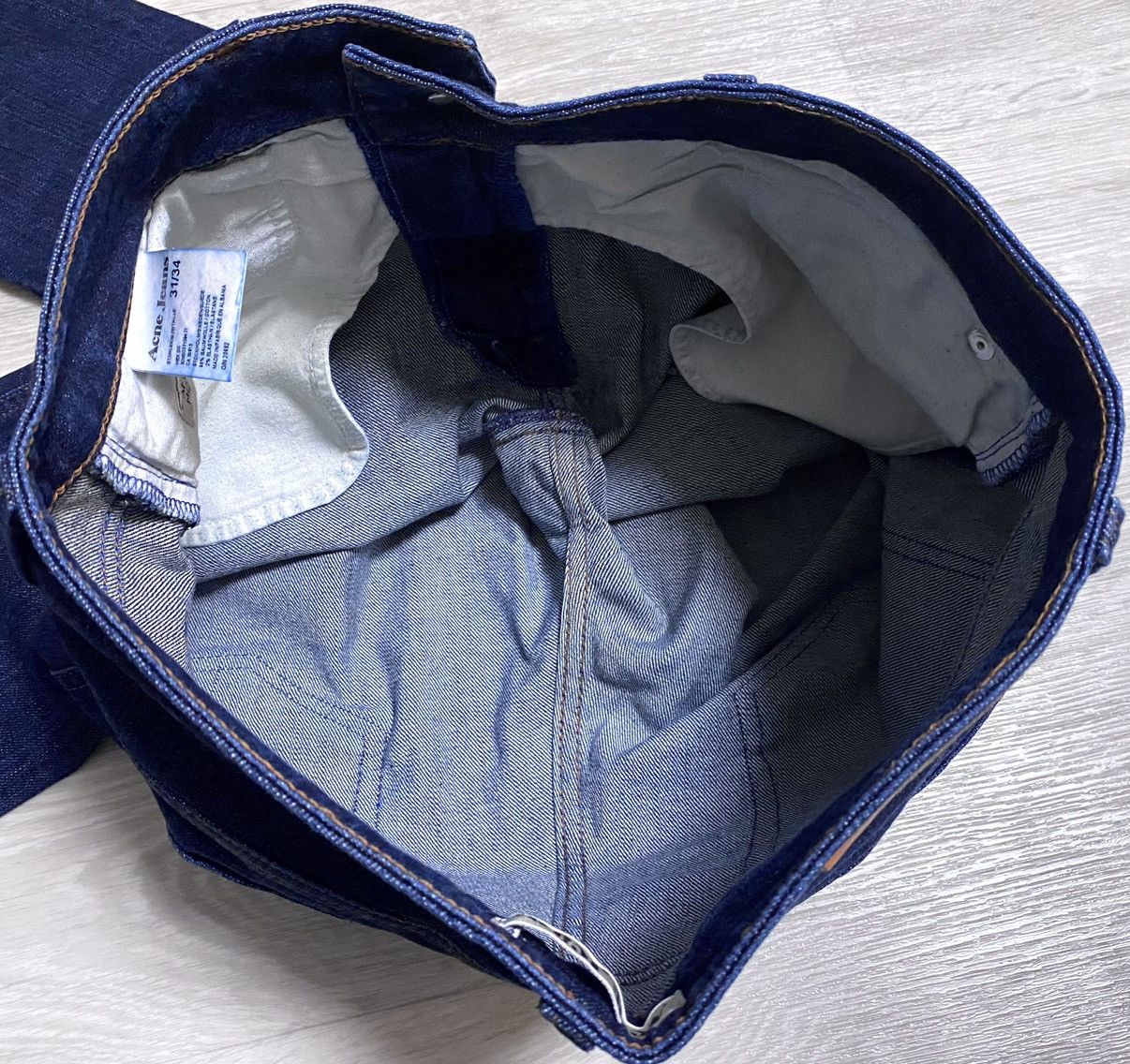 Acne Studios Vintage Acne Studios Hex DC Navy Cotton Jeans Denim 31/34 Size 31" - 19 Thumbnail